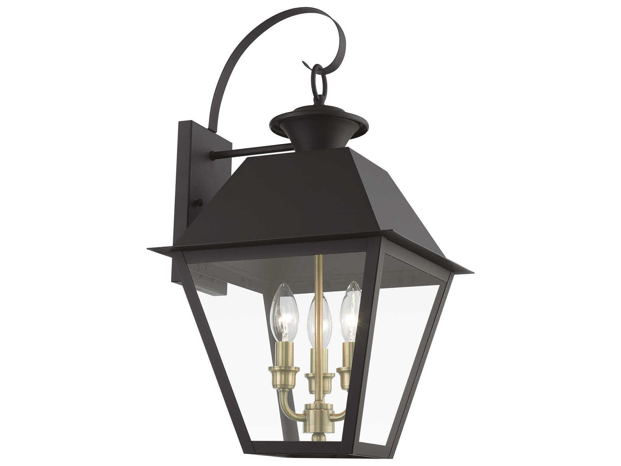 Livex Lighting Wentworth Finish Cluster 3 - Light Outdoor Wall Light