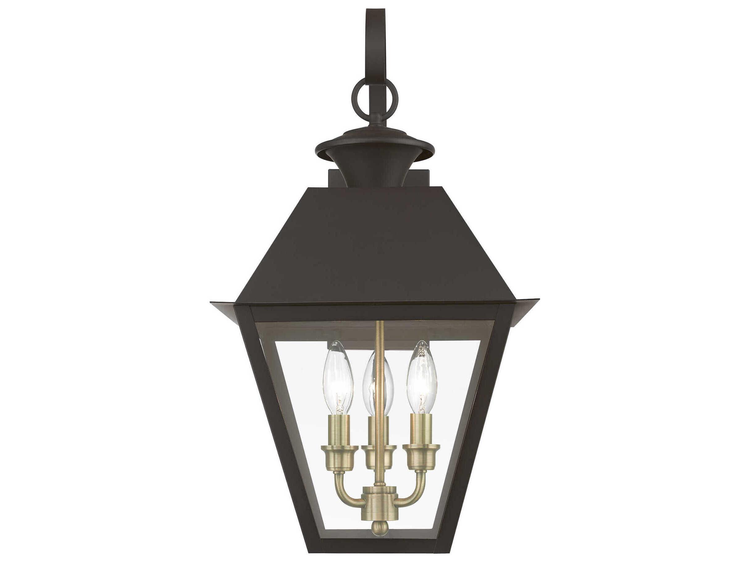 Livex Lighting Wentworth Finish Cluster 3 - Light Outdoor Wall Light