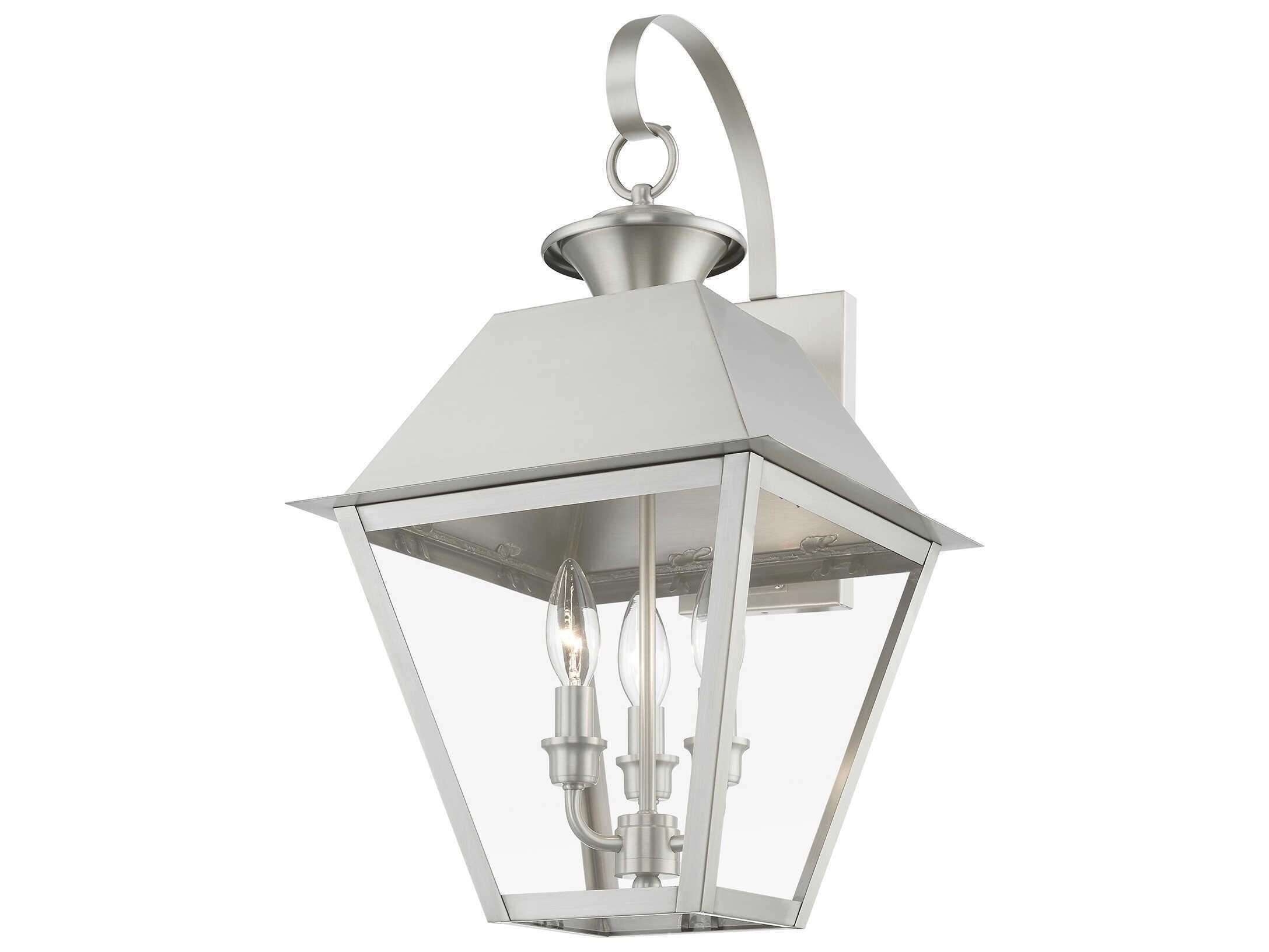 Livex Lighting Wentworth 3 - Light Outdoor Wall Light