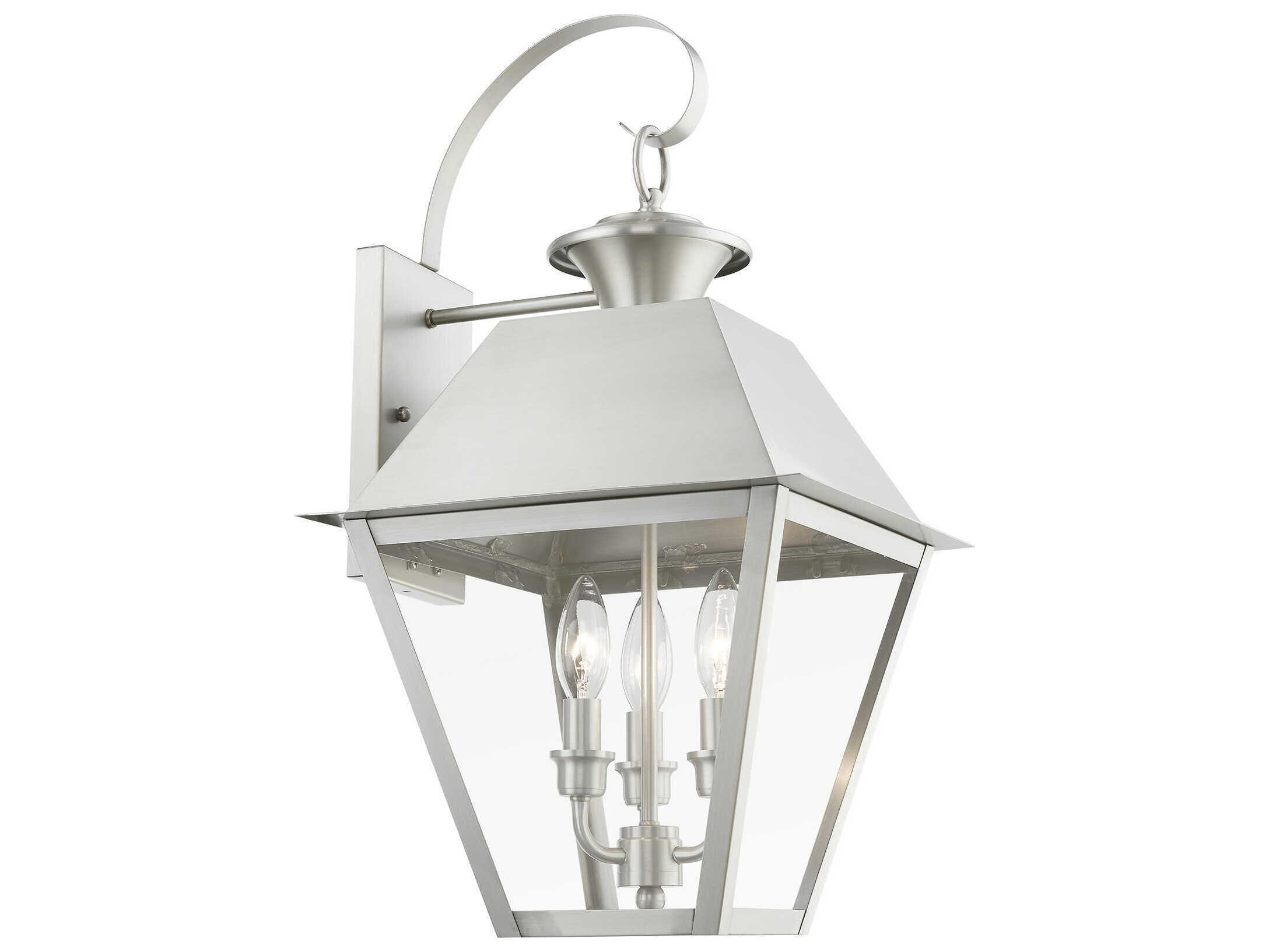 Livex Lighting Wentworth 3 - Light Outdoor Wall Light