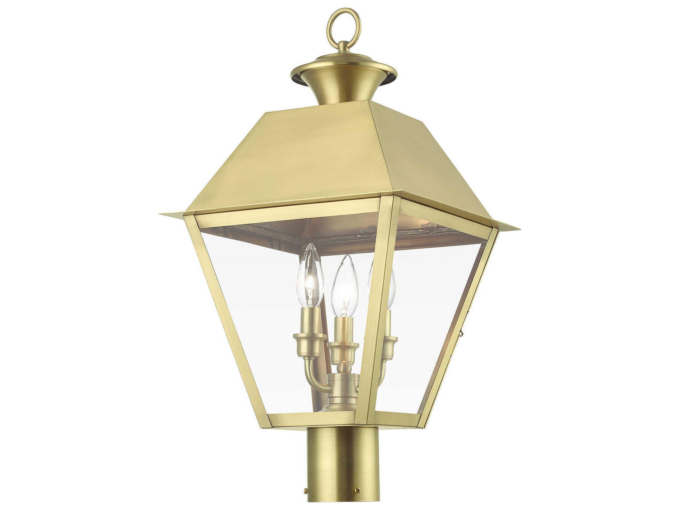 Livex Lighting Wentworth 3 - Light Outdoor Post Light