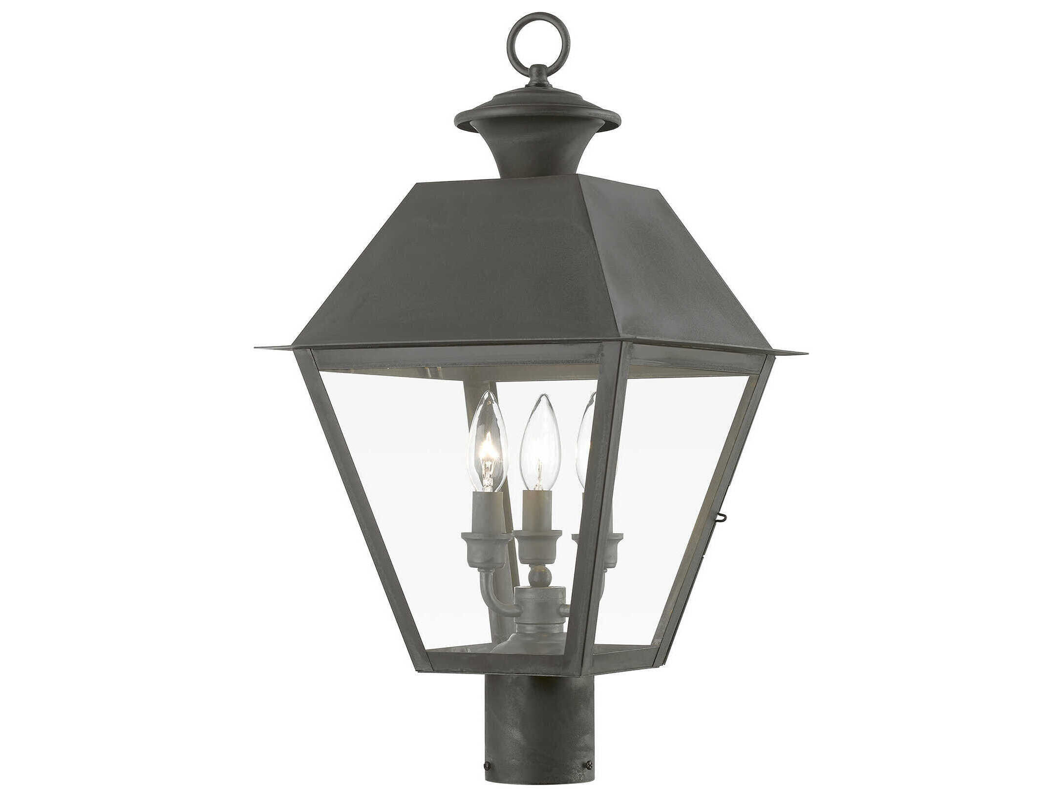 Livex Lighting Wentworth 3 - Light Outdoor Post Light