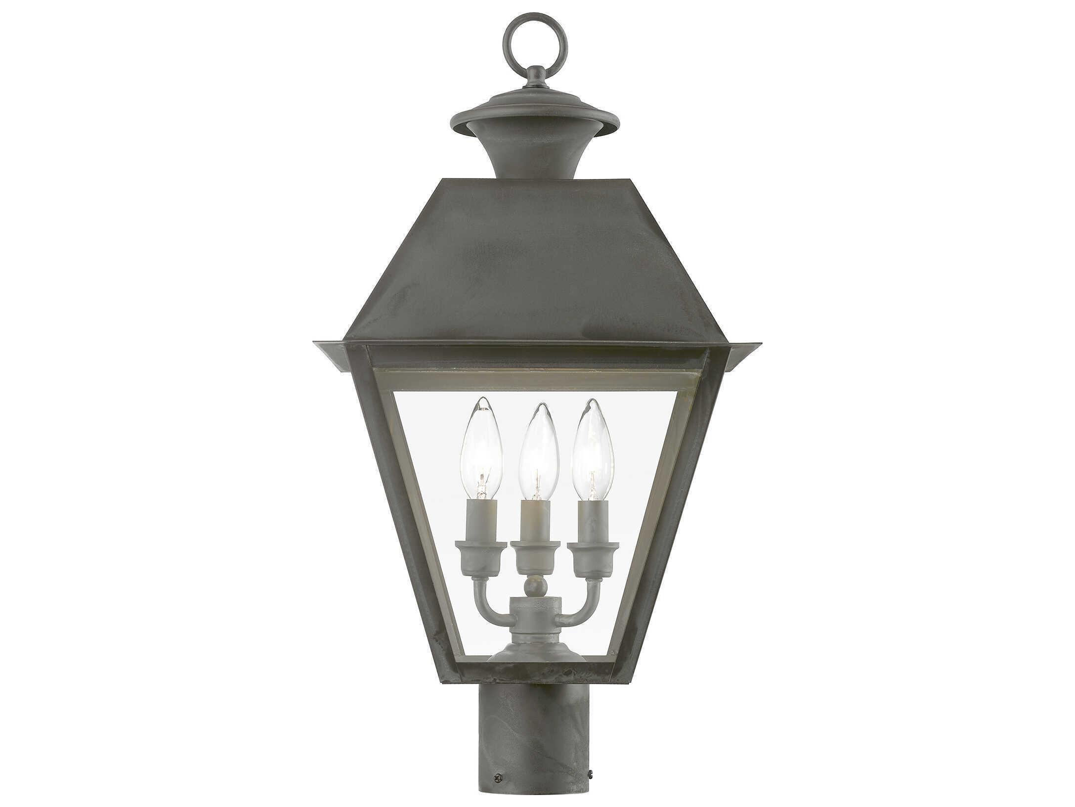 Livex Lighting Wentworth 3 - Light Outdoor Post Light