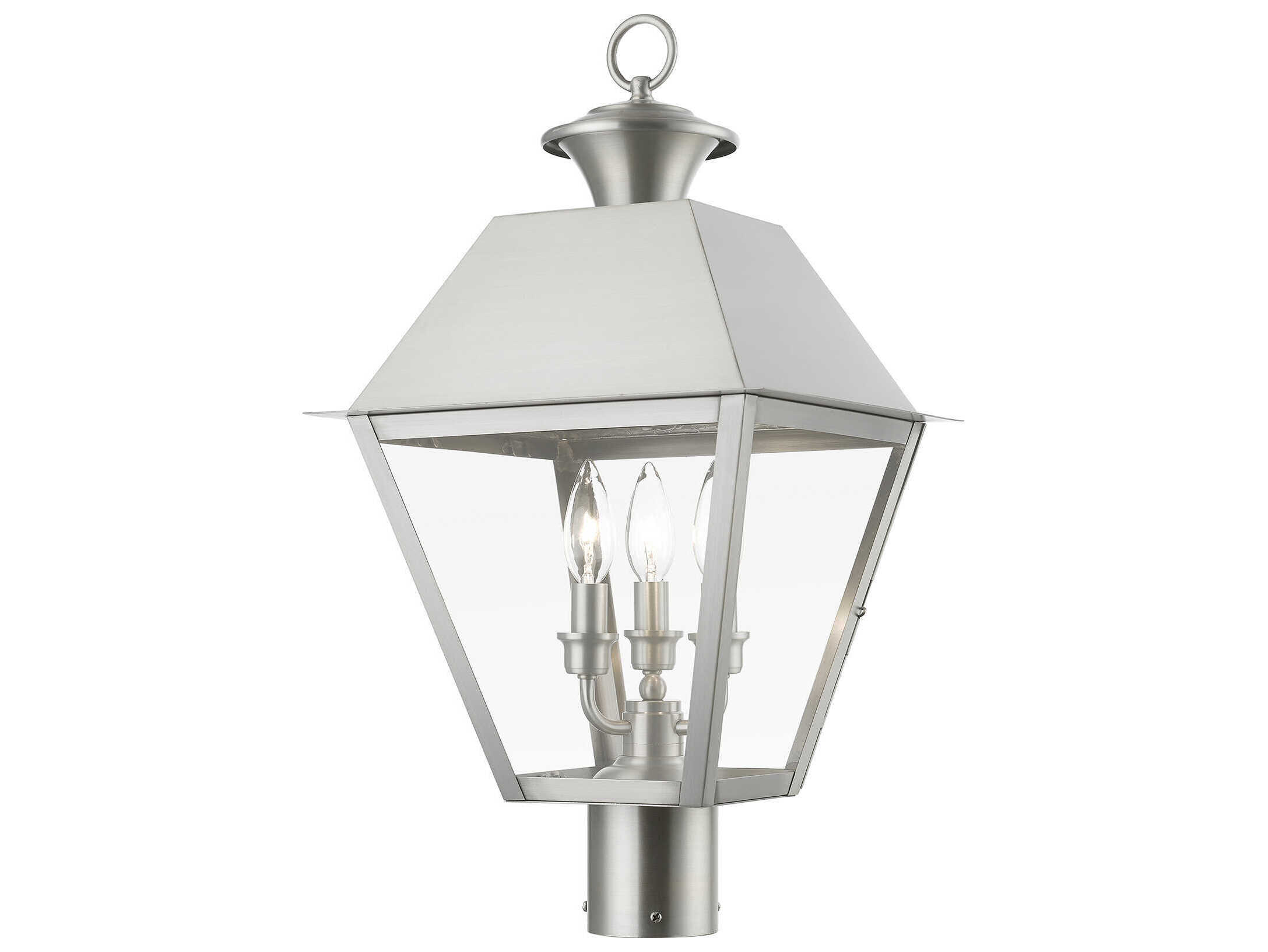 Livex Lighting Wentworth 3 - Light Outdoor Post Light