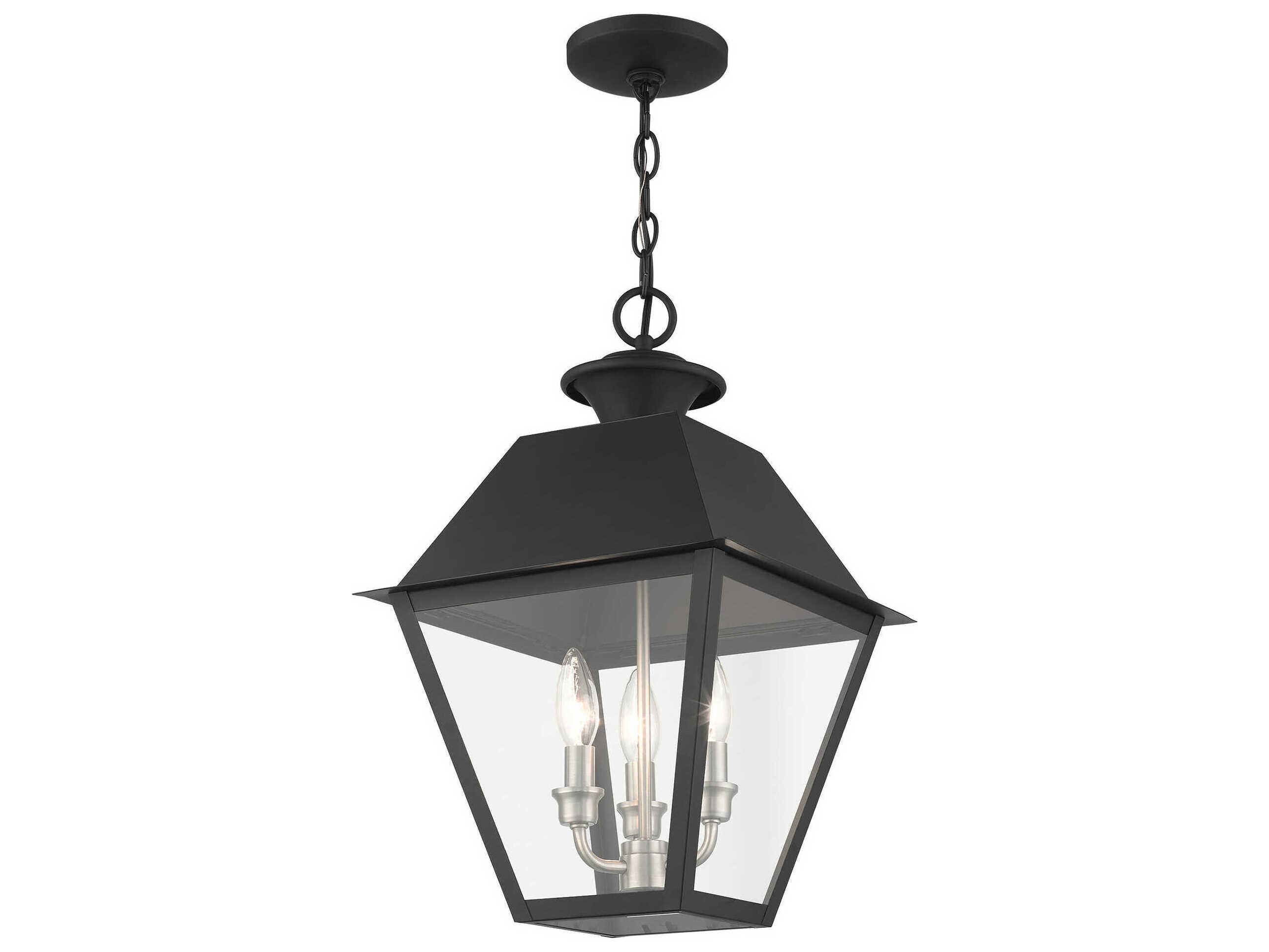 Livex Lighting Mansfield 3 - Light Outdoor Hanging Light