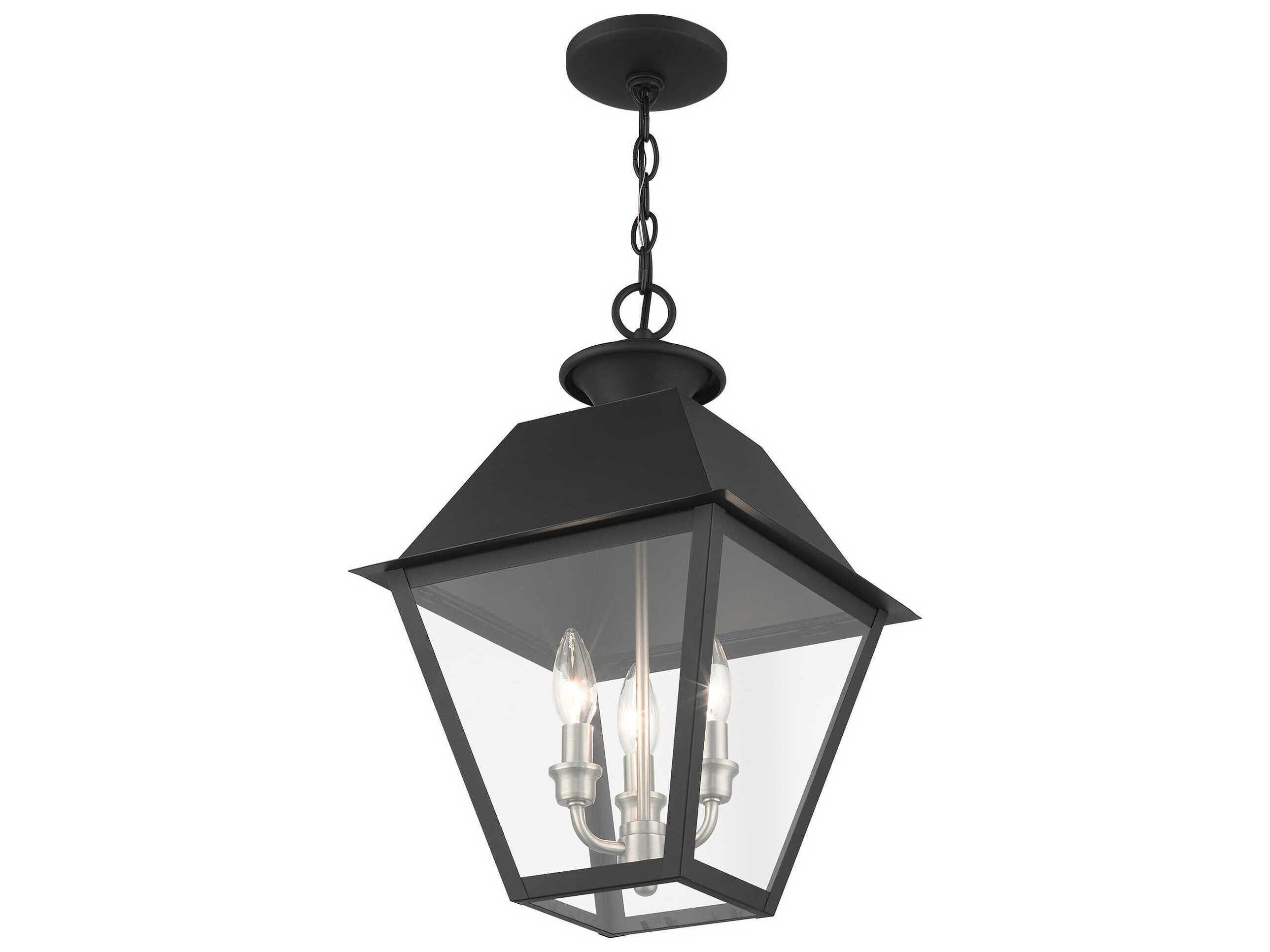 Livex Lighting Mansfield 3 - Light Outdoor Hanging Light