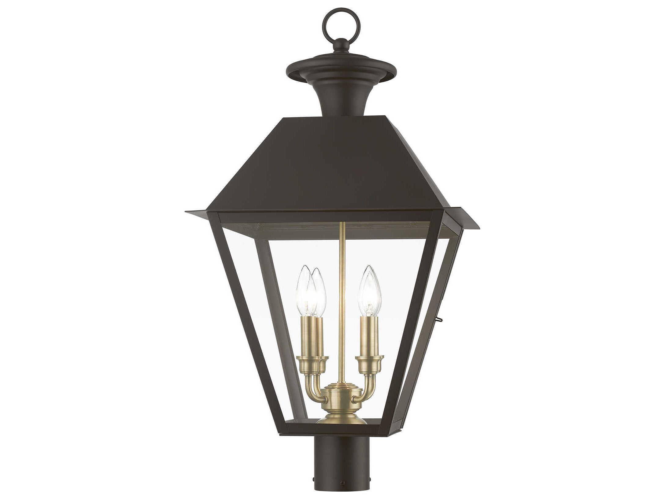 Livex Lighting Wentworth Finish Cluster 4 - Light Outdoor Post Light