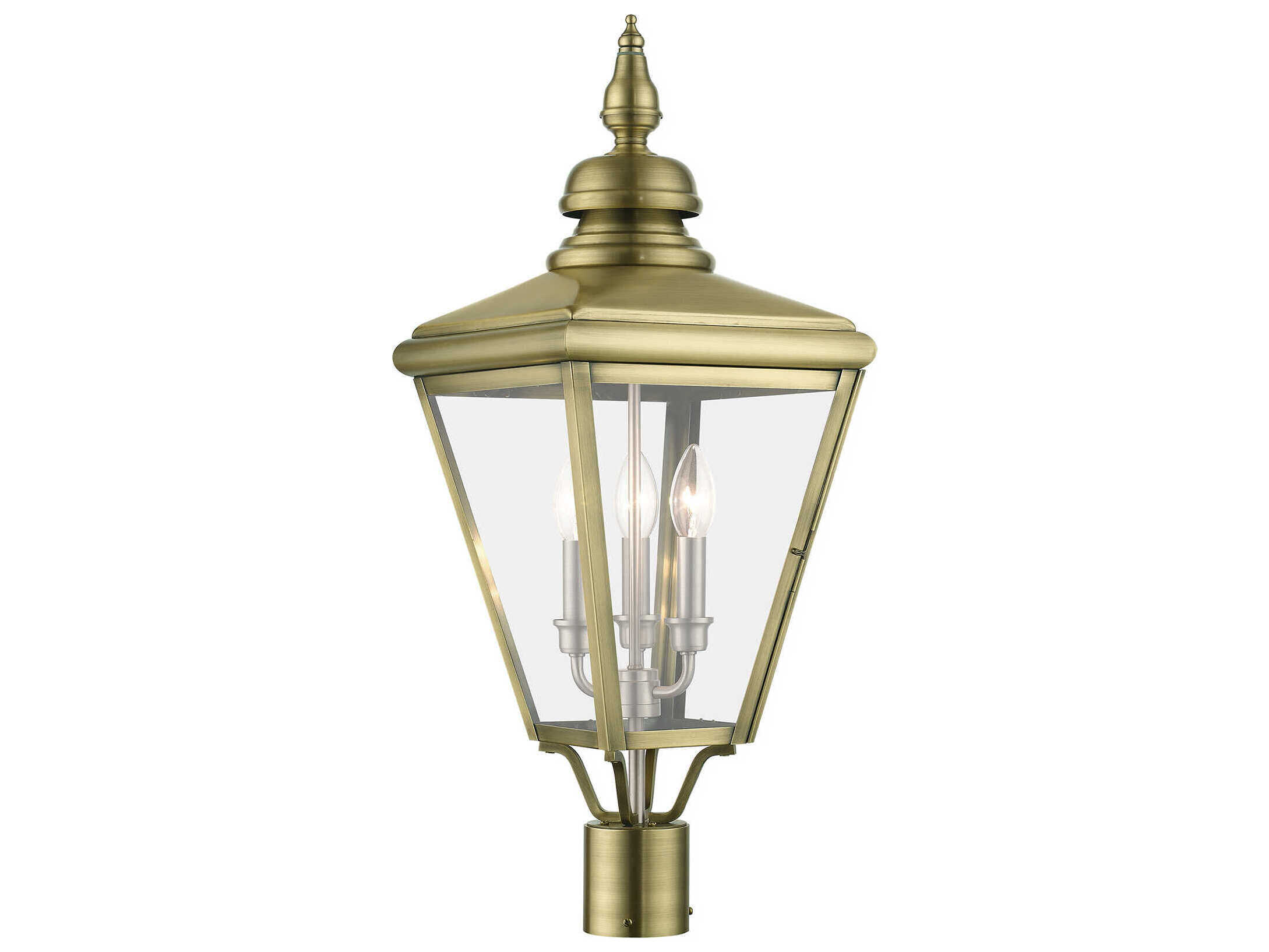 Livex Lighting Adams 3 - Light Outdoor Post Light