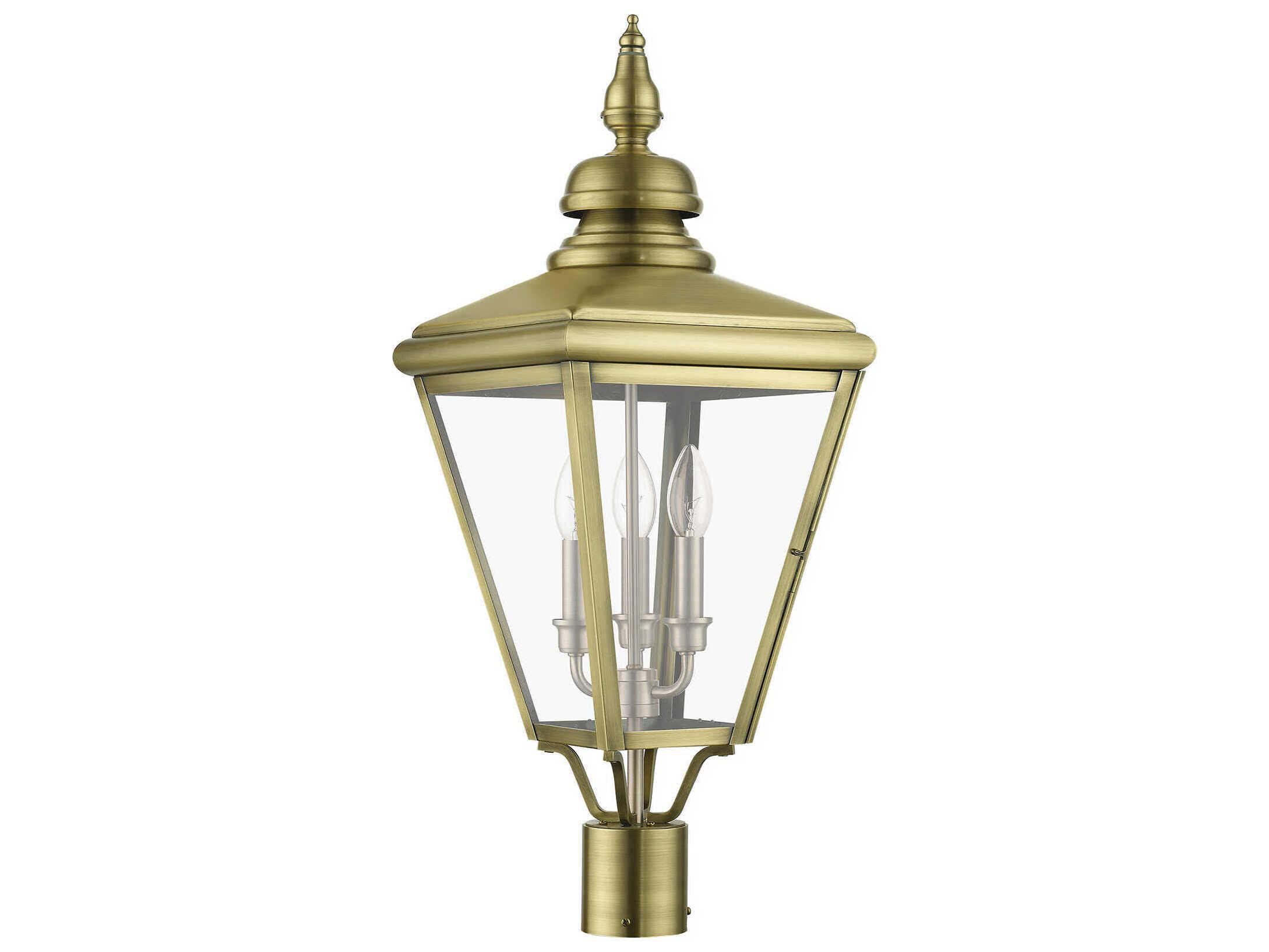 Livex Lighting Adams 3 - Light Outdoor Post Light