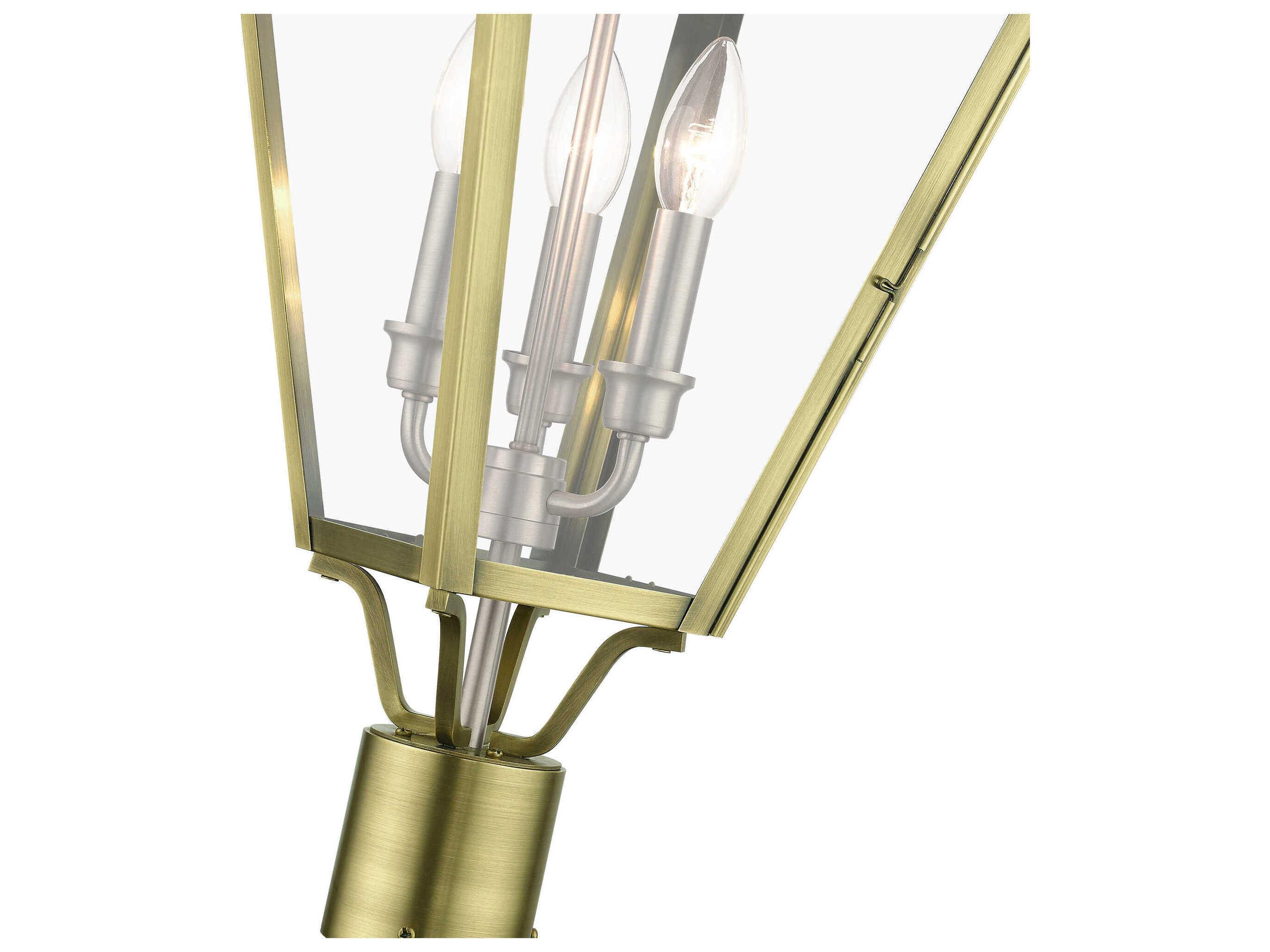 Livex Lighting Adams 3 - Light Outdoor Post Light