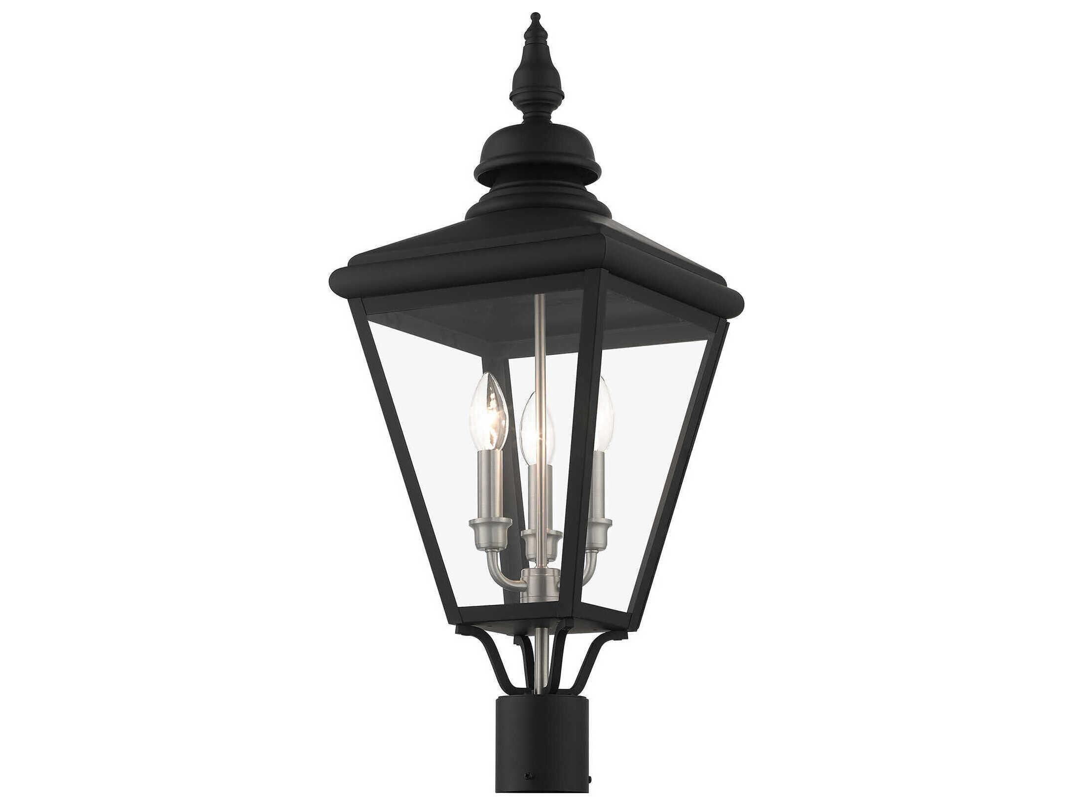 Livex Lighting Adams 3 - Light Outdoor Post Light