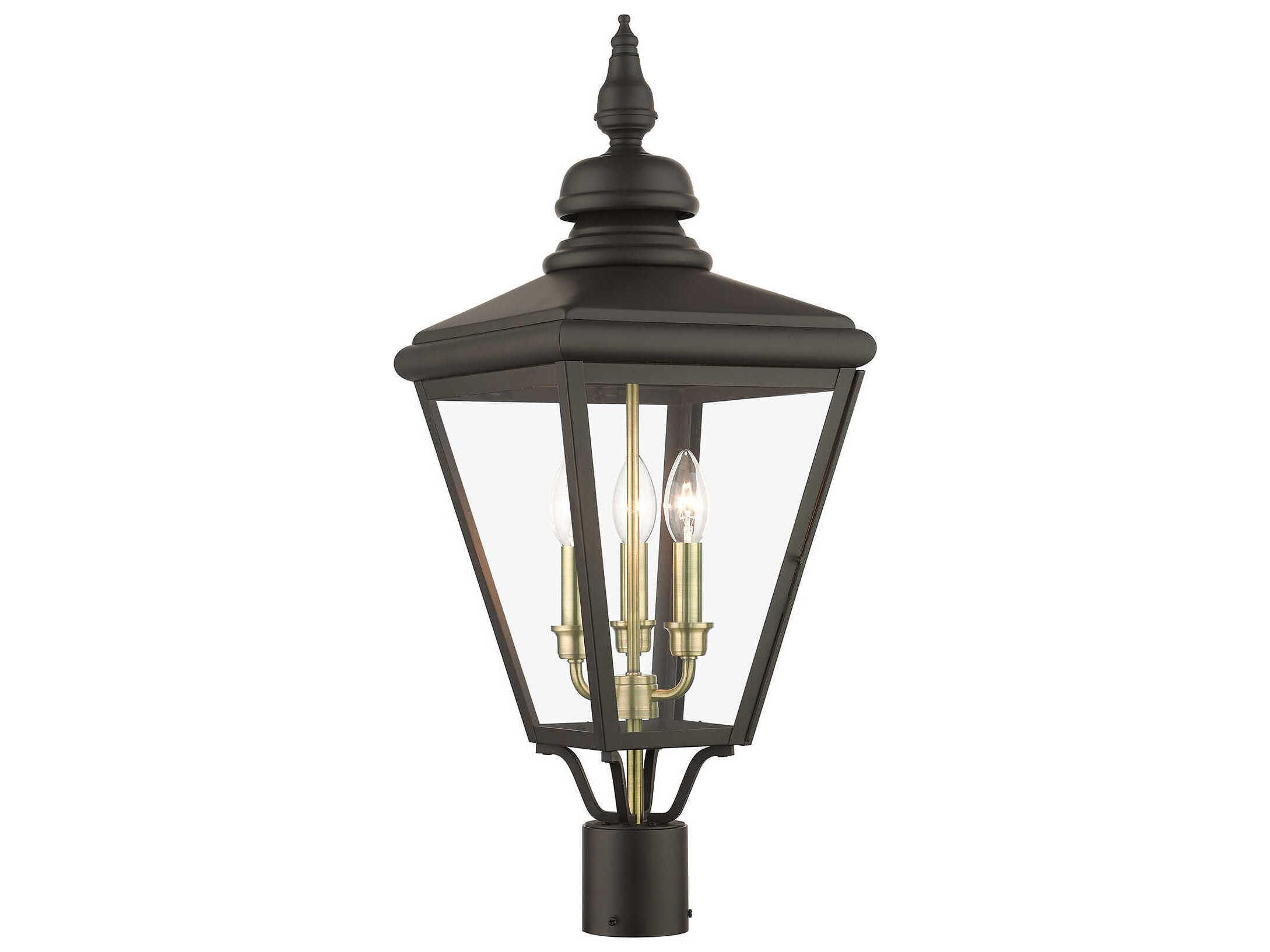 Livex Lighting Adams 3 - Light Outdoor Post Light