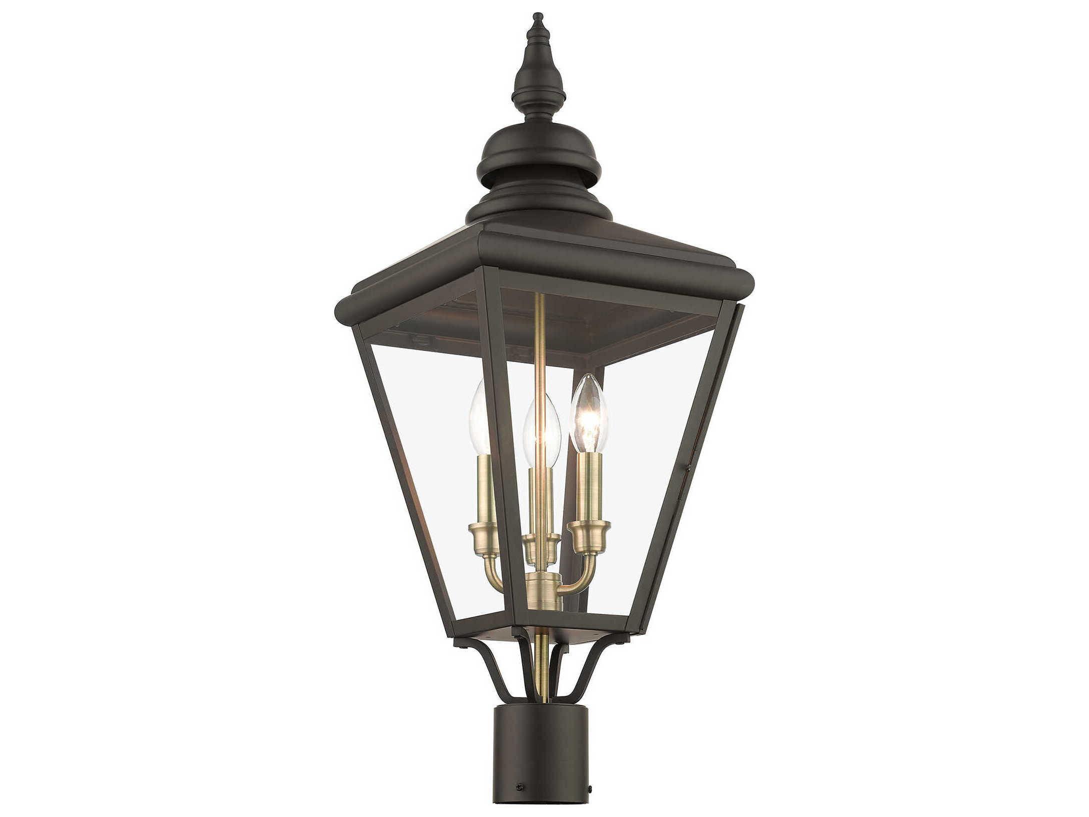 Livex Lighting Adams 3 - Light Outdoor Post Light
