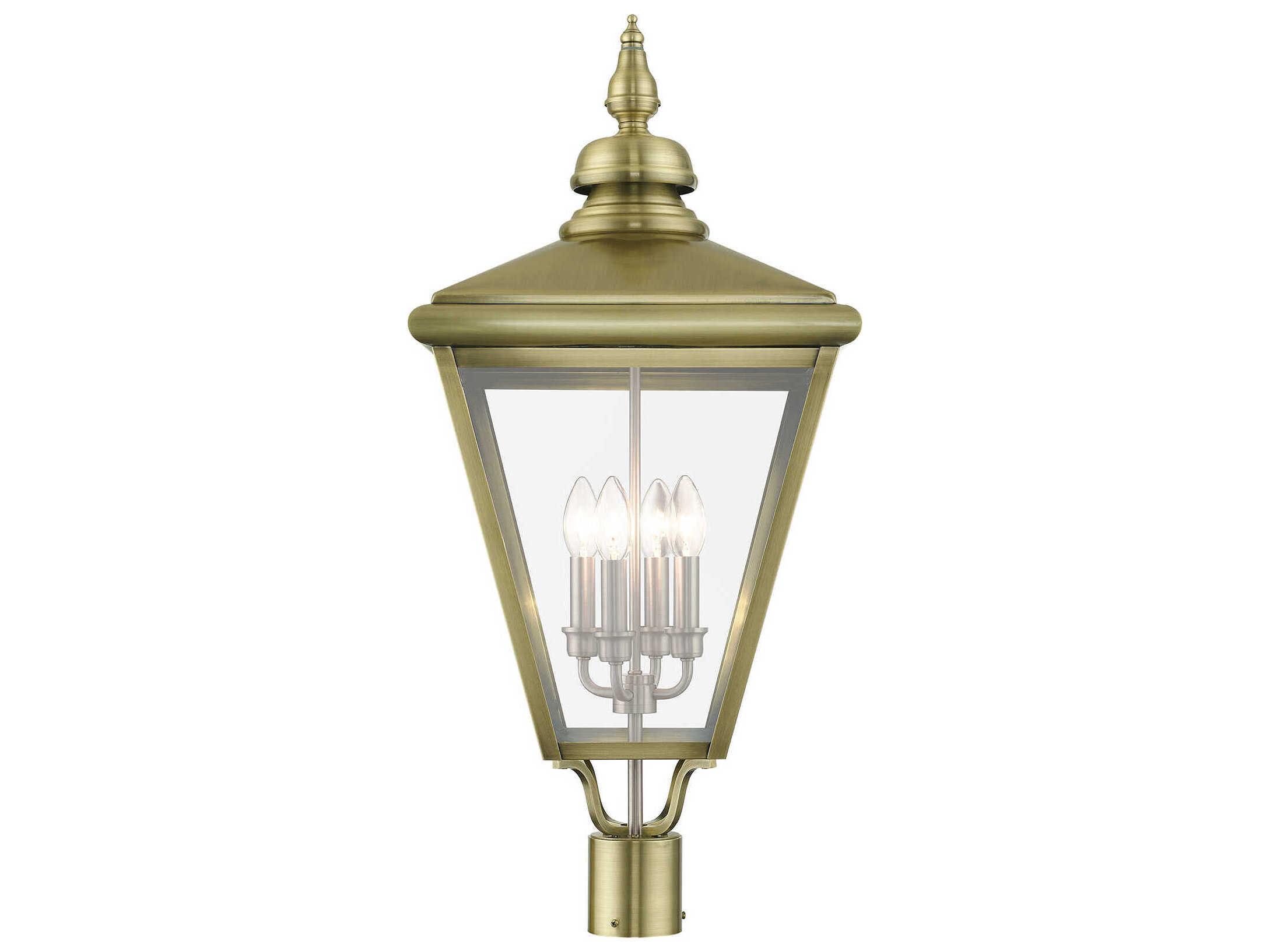 Livex Lighting Adams 4 - Light Outdoor Post Light