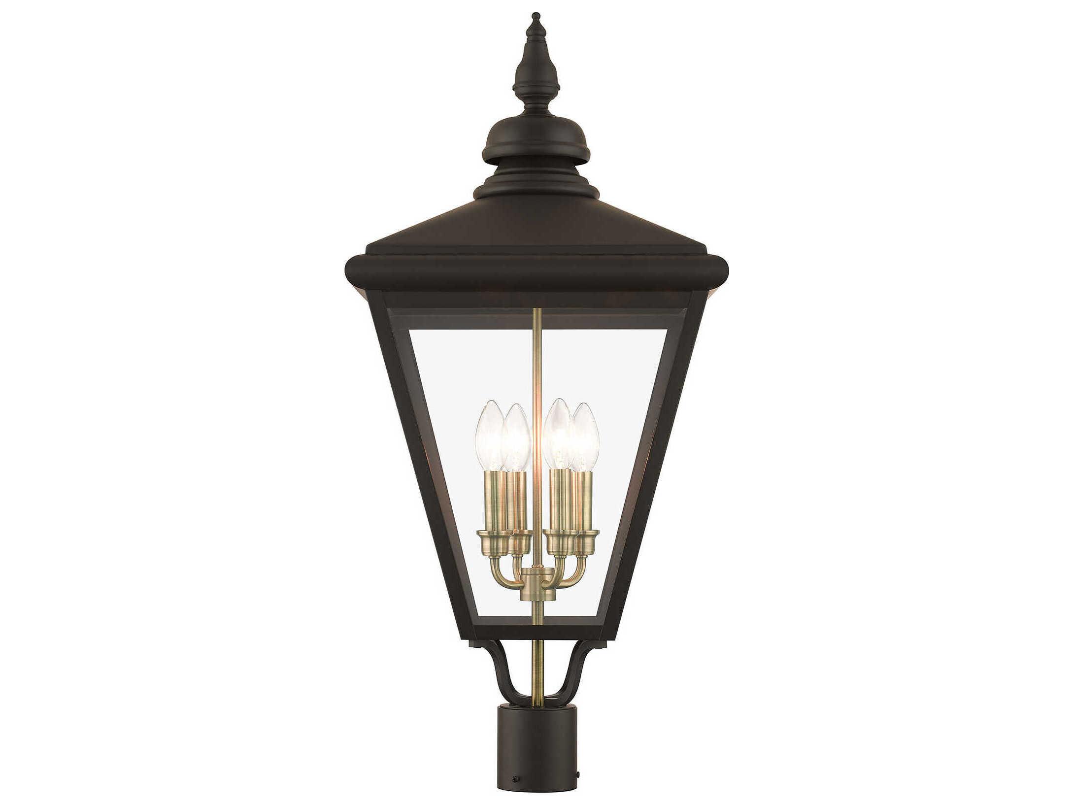 Livex Lighting Adams 4 - Light Outdoor Post Light