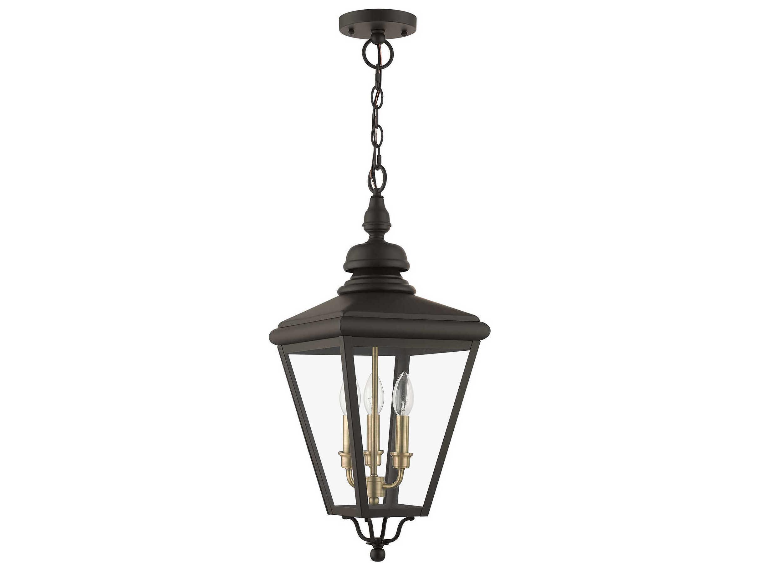 Livex Lighting Adams 3 - Light Outdoor Hanging Light