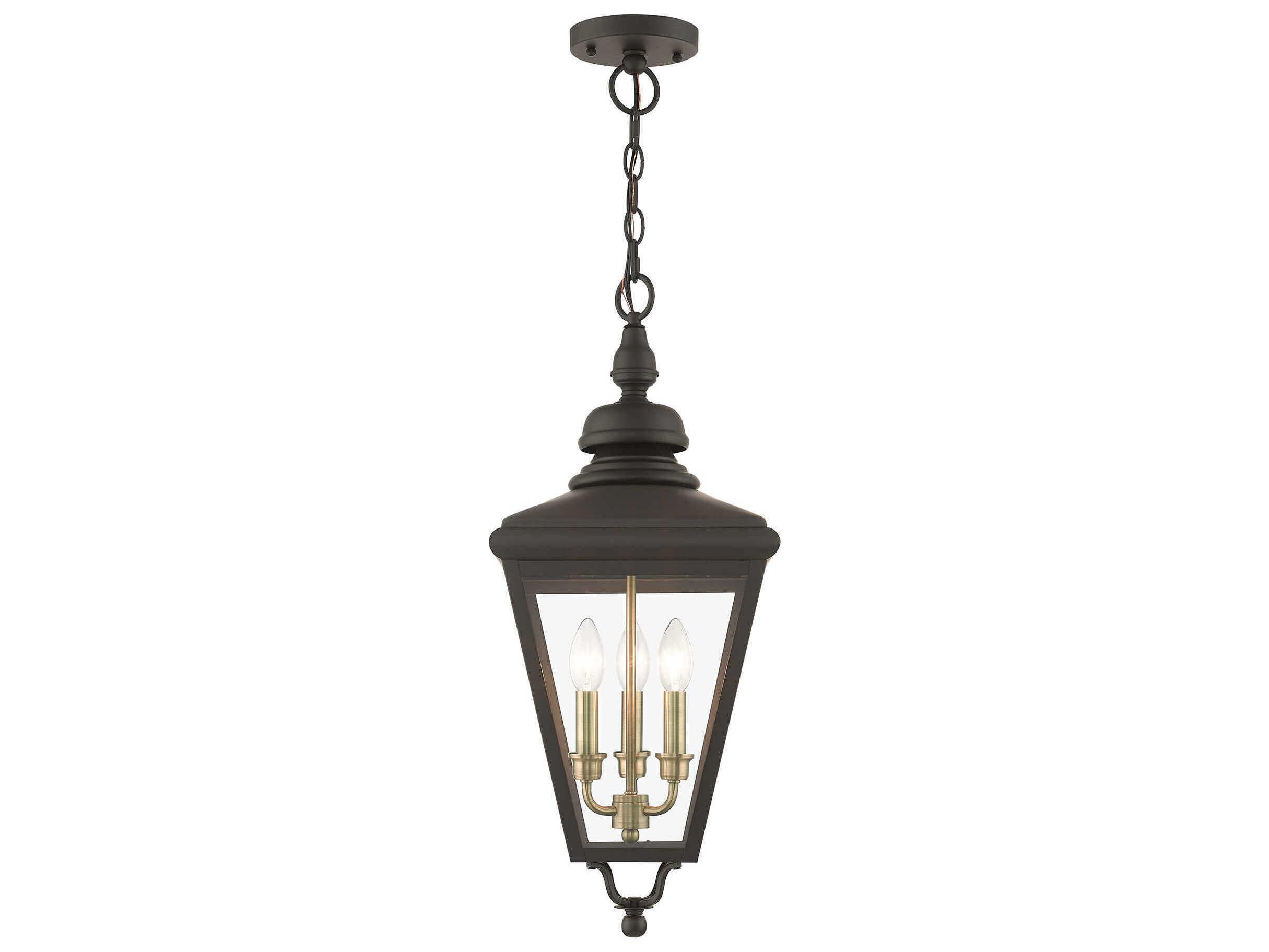 Livex Lighting Adams 3 - Light Outdoor Hanging Light
