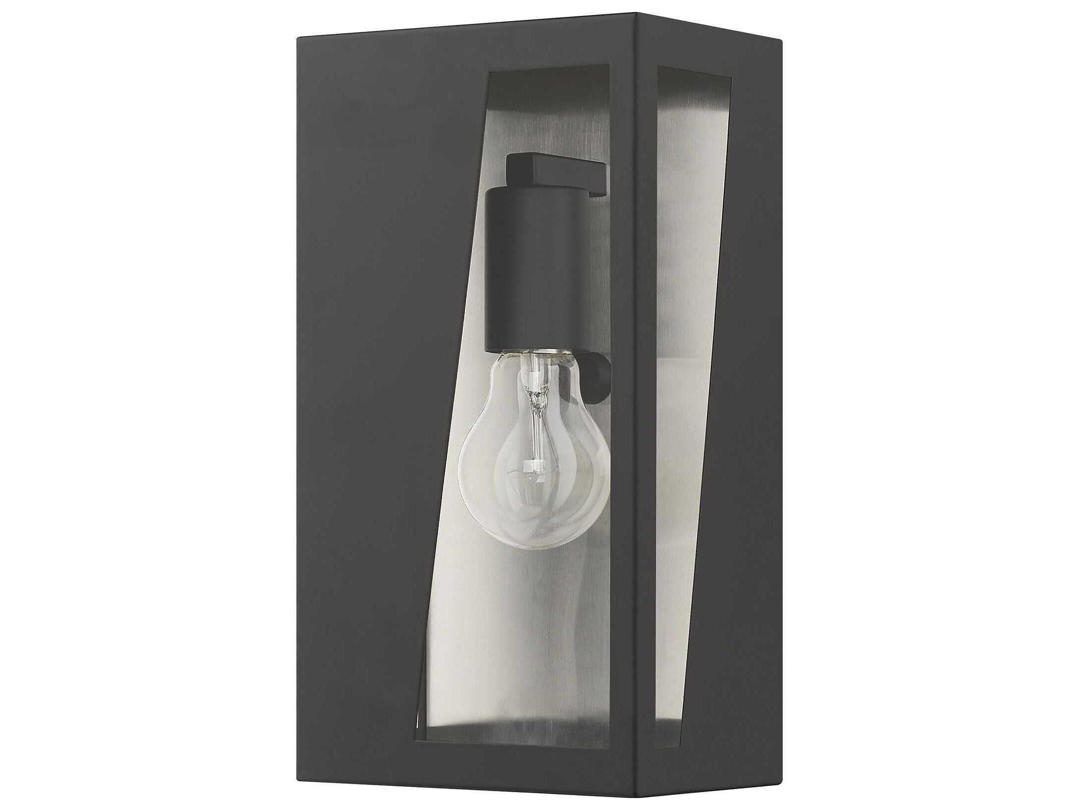 Livex Lighting Forsyth Stainless Steel 1 - Light Outdoor Wall Light