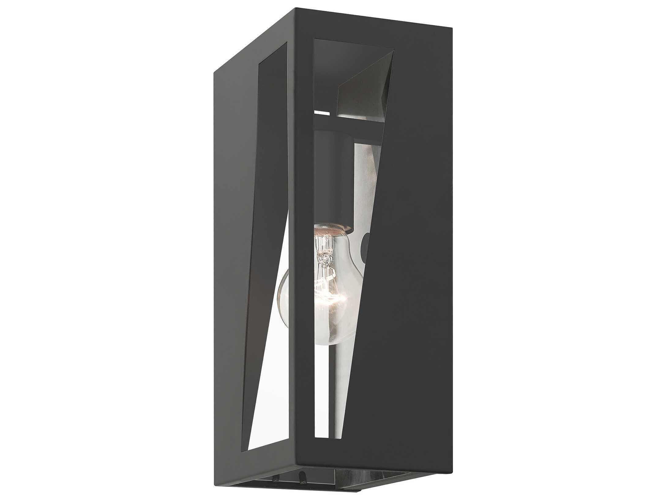 Livex Lighting Forsyth Stainless Steel 1 - Light Outdoor Wall Light