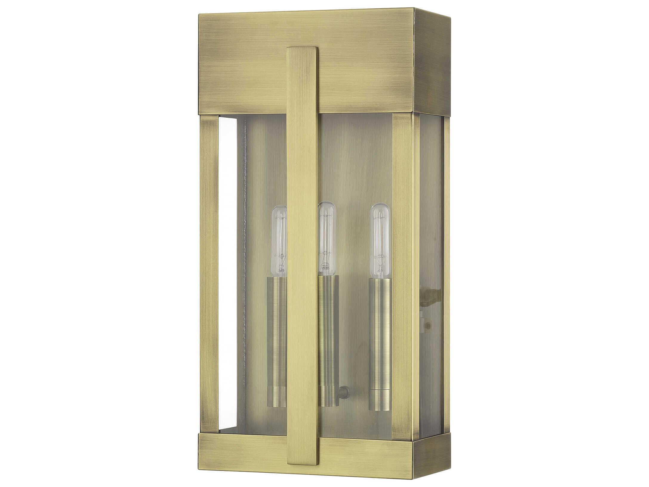 Livex Lighting Berksford 3-Light Outdoor Wall Light