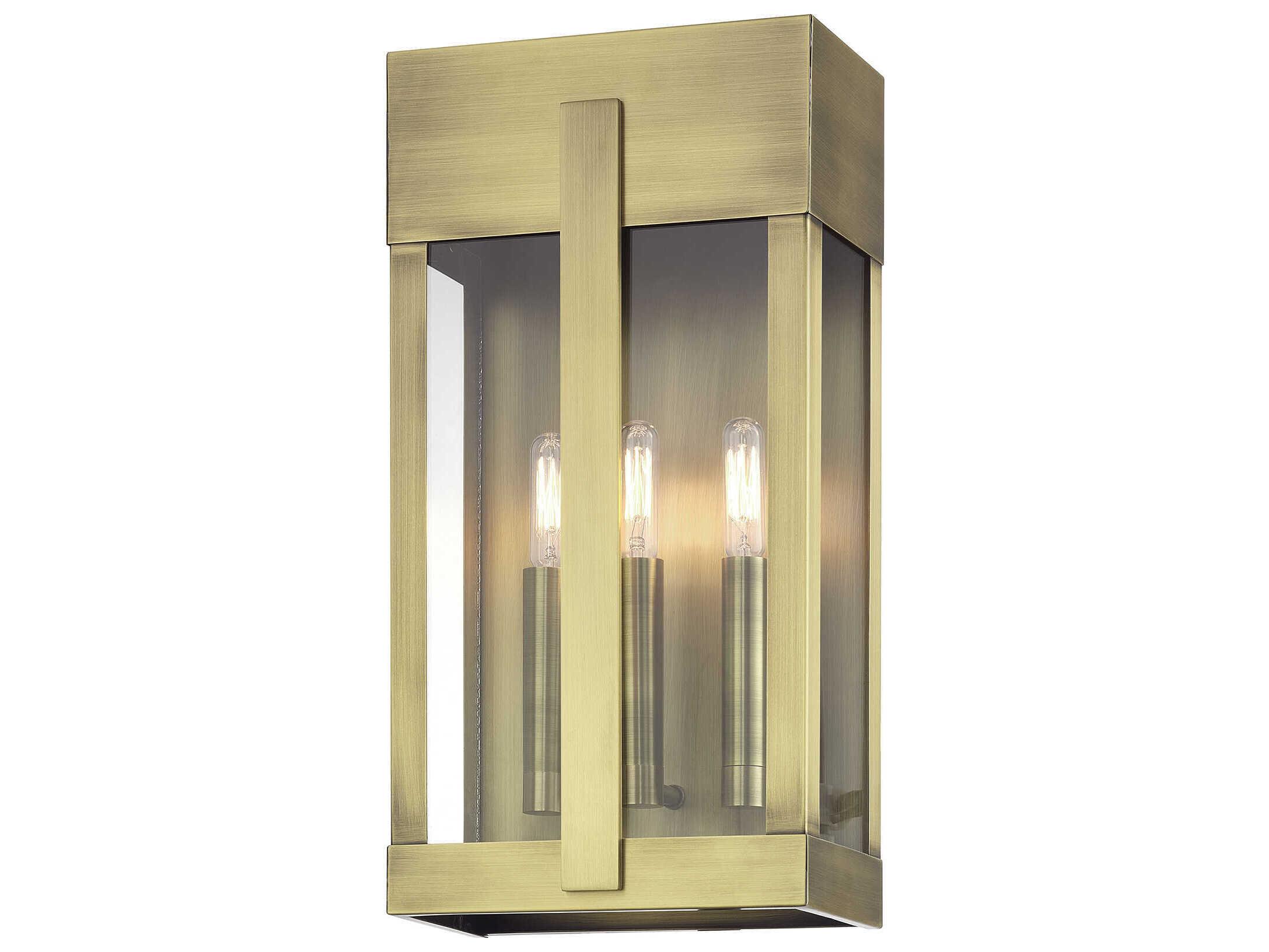 Livex Lighting Berksford 3-Light Outdoor Wall Light