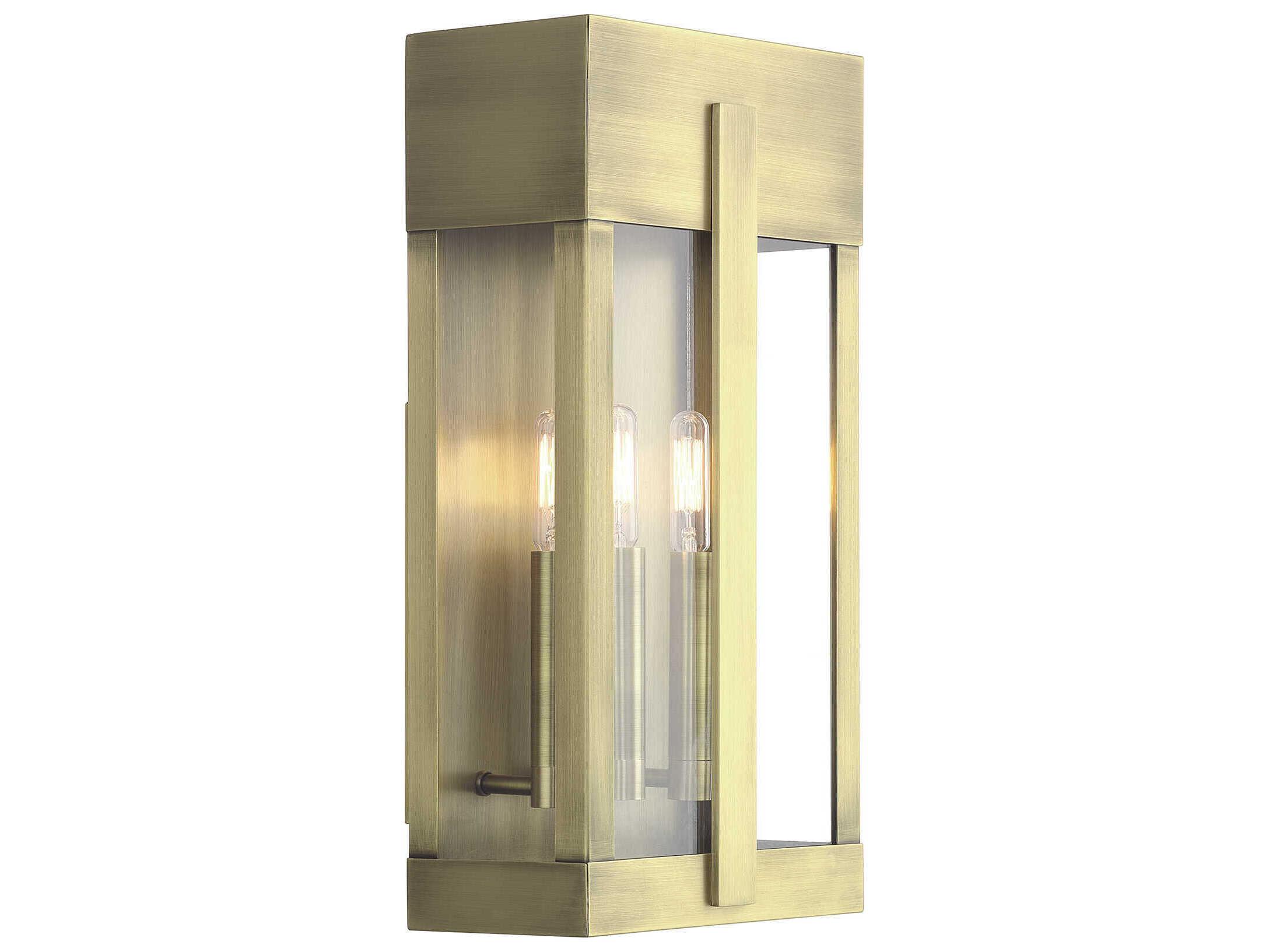 Livex Lighting Berksford 3-Light Outdoor Wall Light