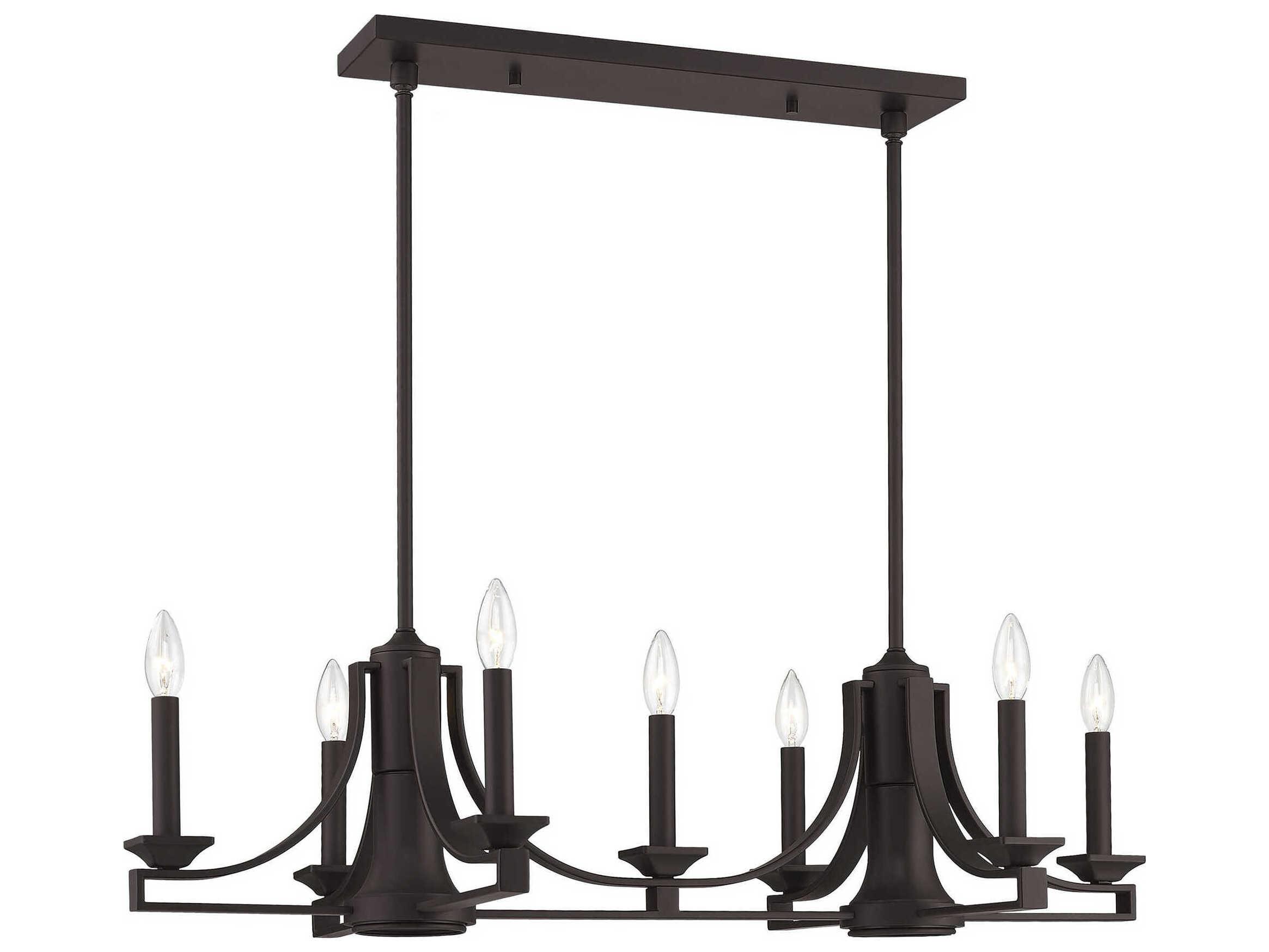 Livex Lighting Trumbull 9-Light Bronze Island Pendant