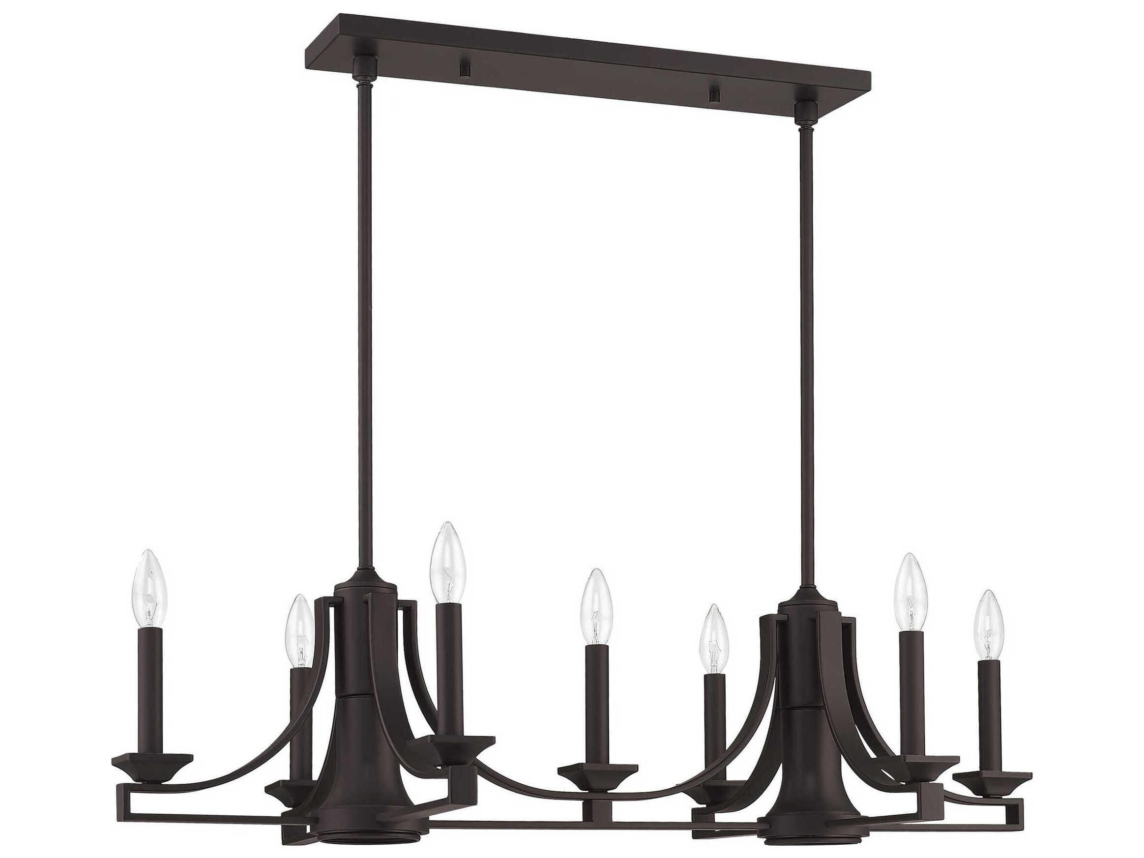 Livex Lighting Trumbull 9-Light Bronze Island Pendant