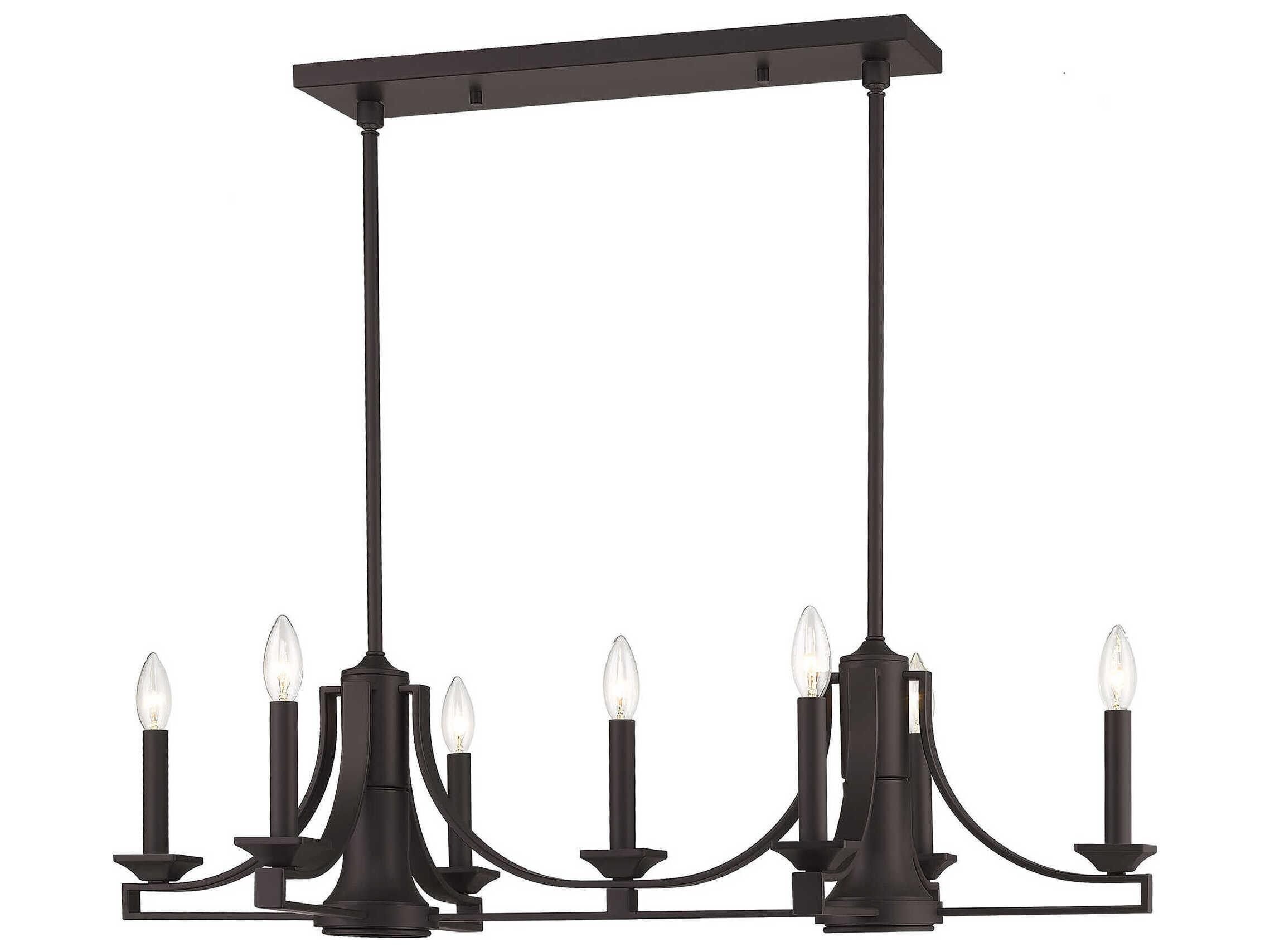 Livex Lighting Trumbull 9-Light Bronze Island Pendant