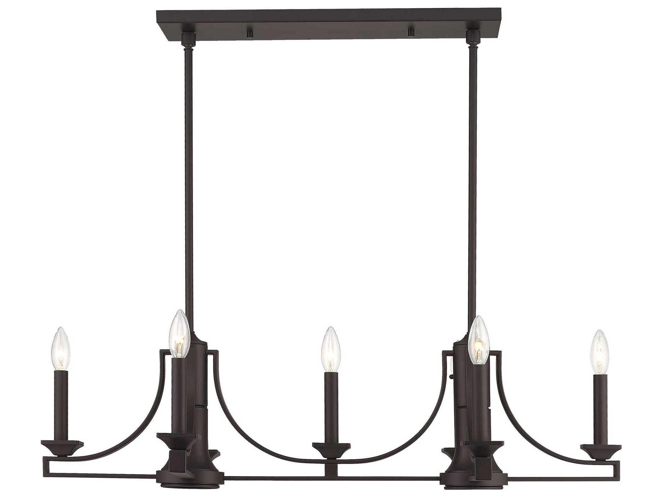 Livex Lighting Trumbull 9-Light Bronze Island Pendant