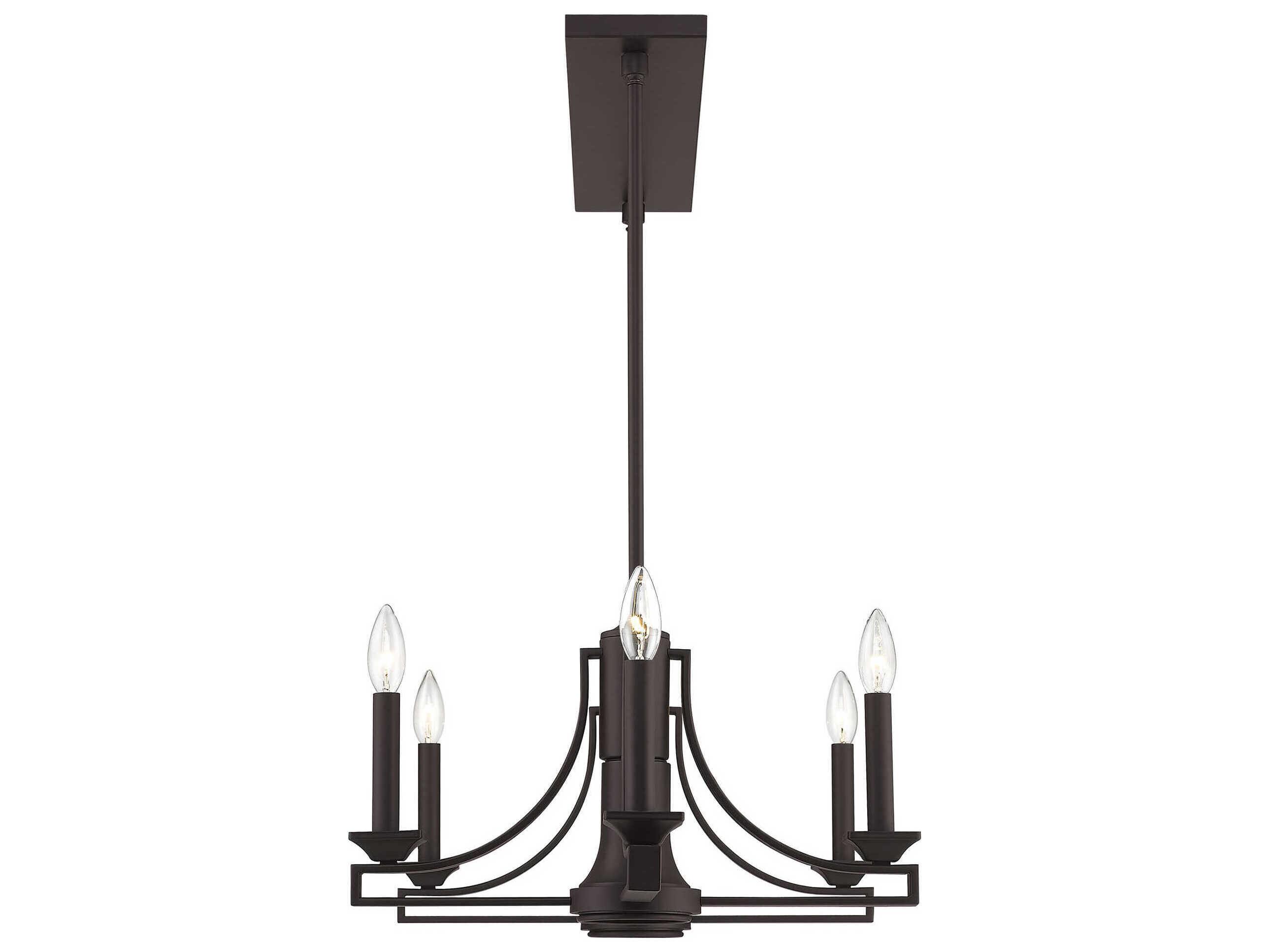 Livex Lighting Trumbull 9-Light Bronze Island Pendant