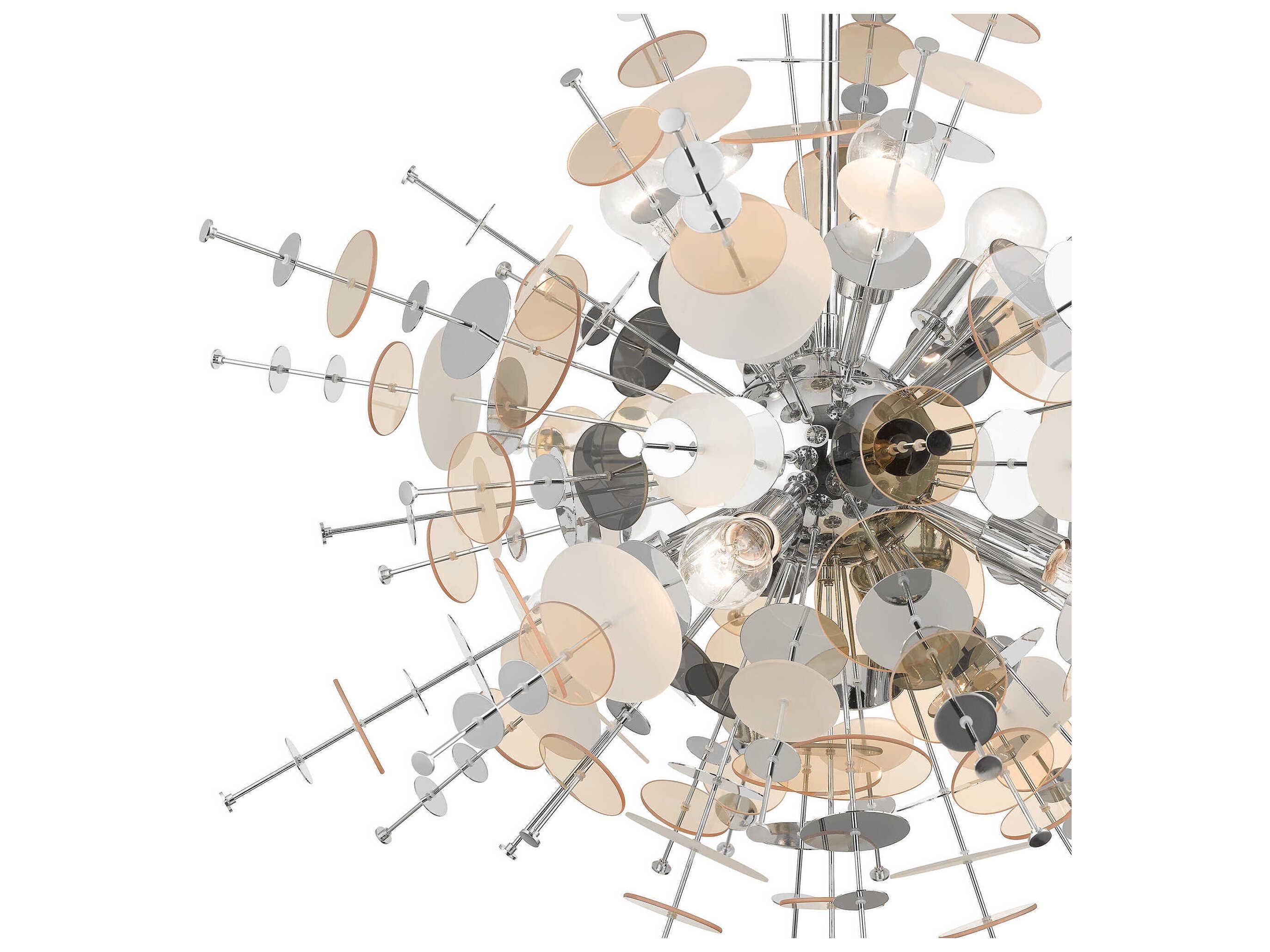 Livex Lighting Circulo 8-Light Polished Chrome Sputnik Pendant