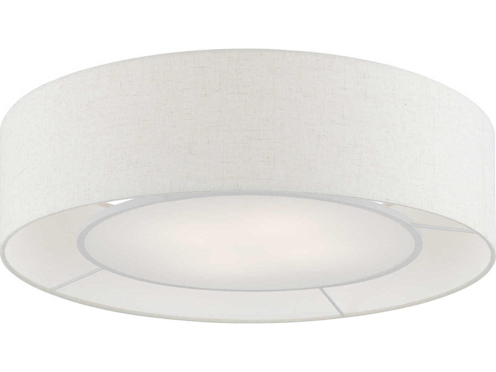 Livex Lighting Ellsworth 4-Light English Bronze Drum Semi Flush Mount