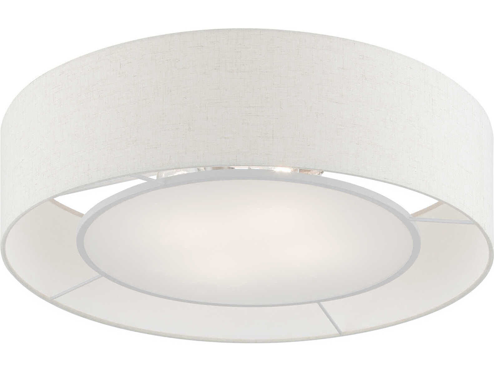 Livex Lighting Ellsworth 4-Light English Bronze Drum Semi Flush Mount