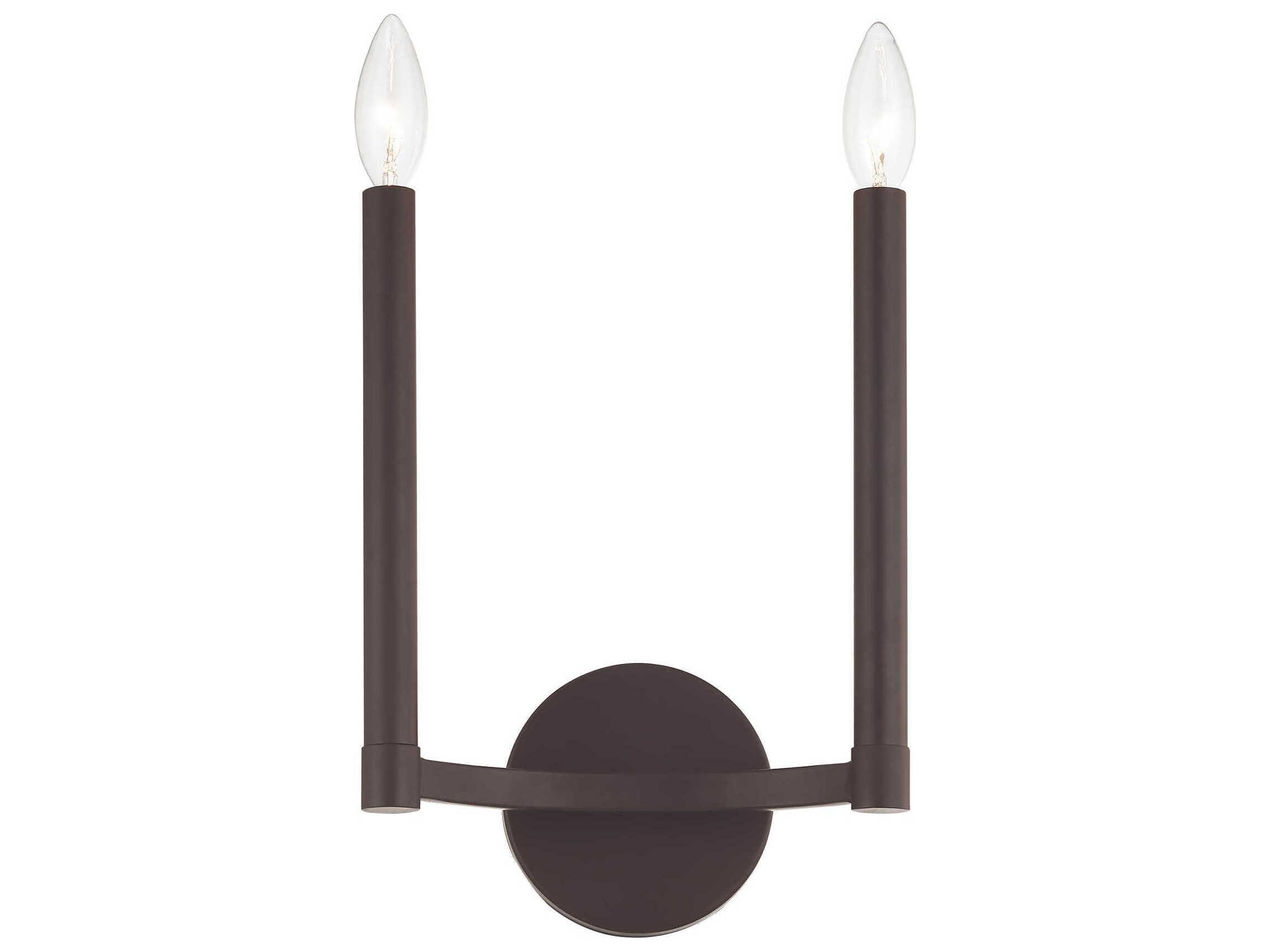 Livex Lighting Alpine 2-Light Bronze Wall Sconce