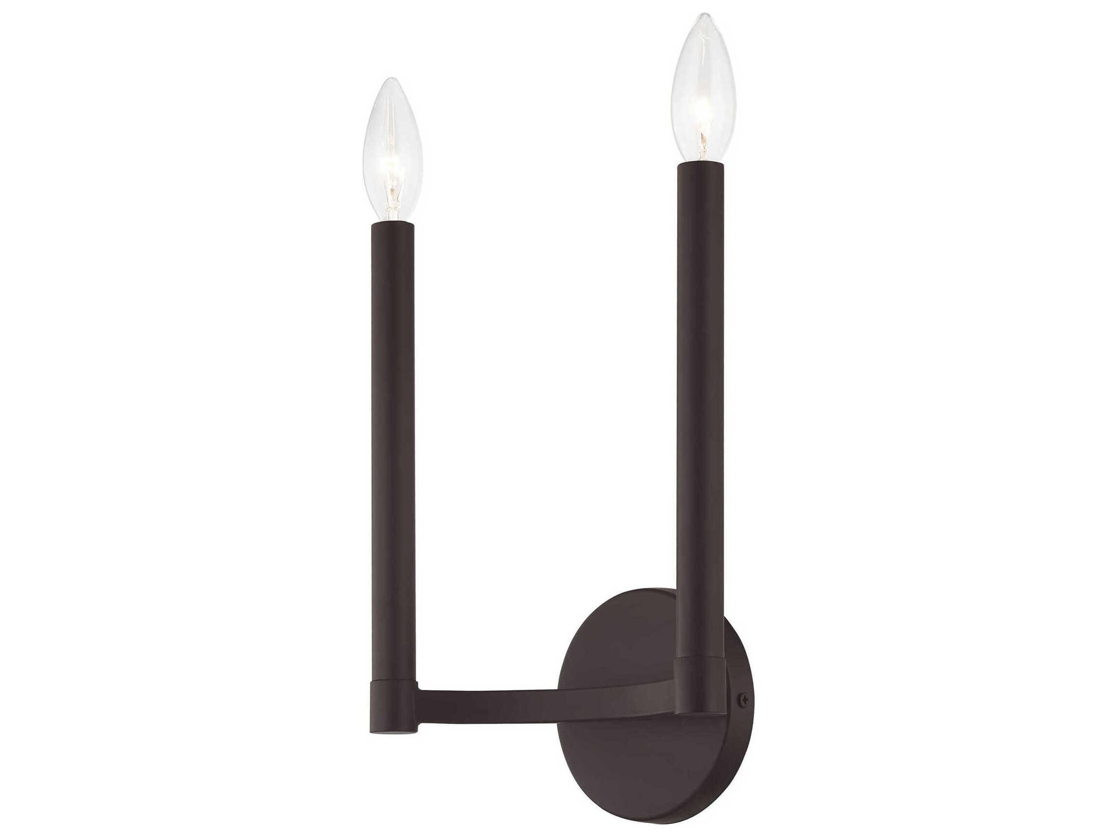 Livex Lighting Alpine 2-Light Bronze Wall Sconce