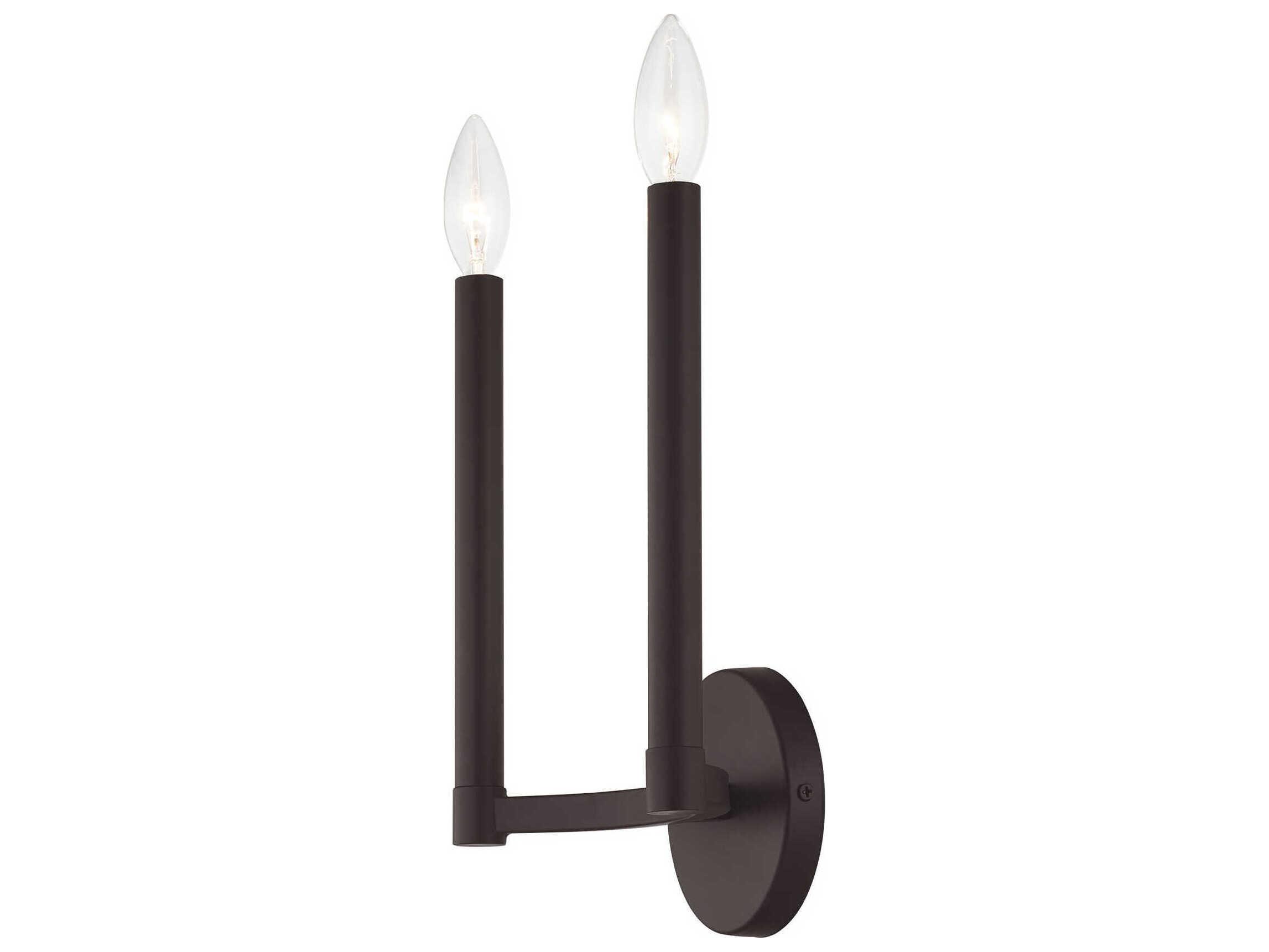 Livex Lighting Alpine 2-Light Bronze Wall Sconce