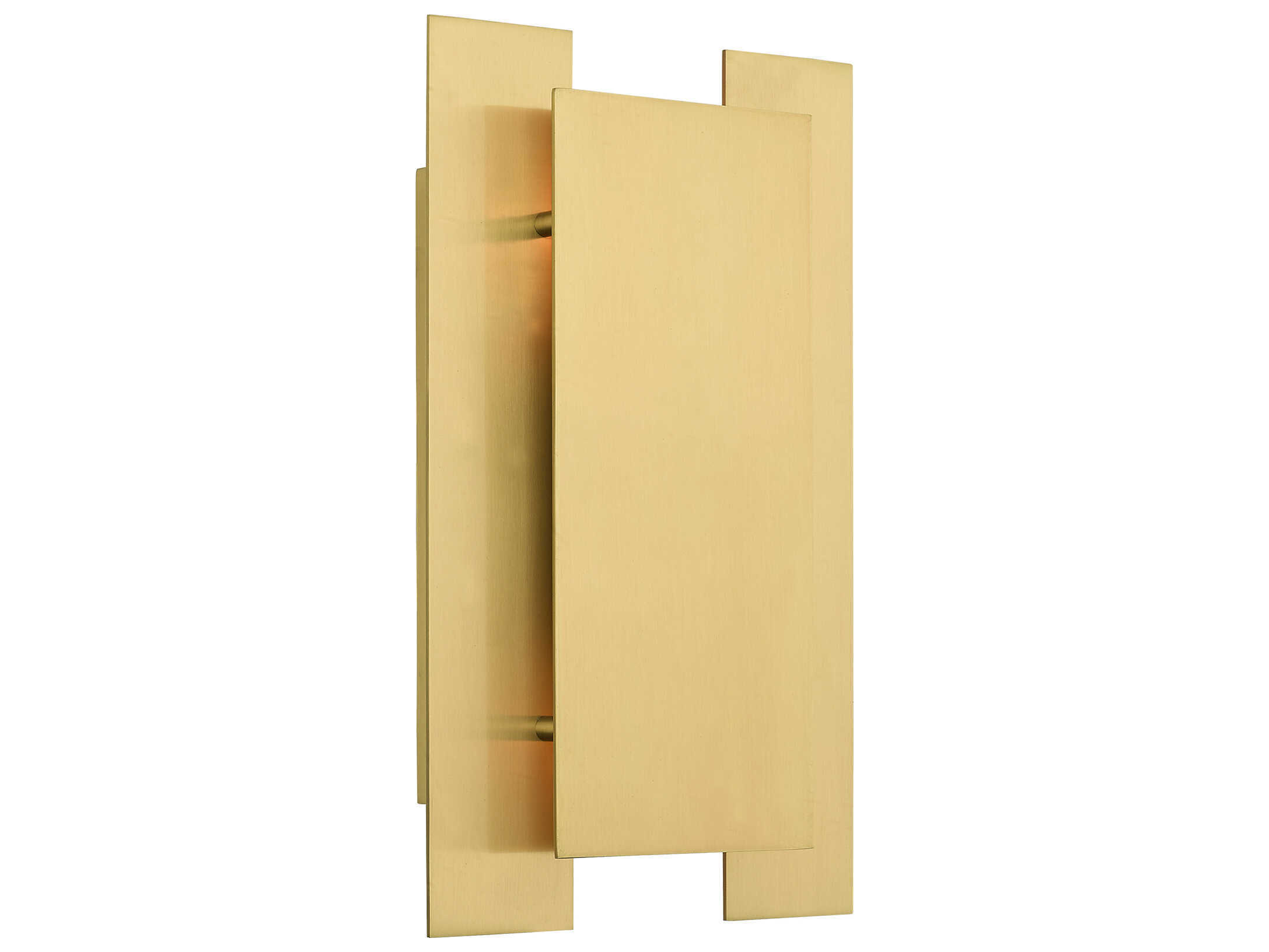 Livex Lighting Varick 2-Light Satin Brass Wall Sconce
