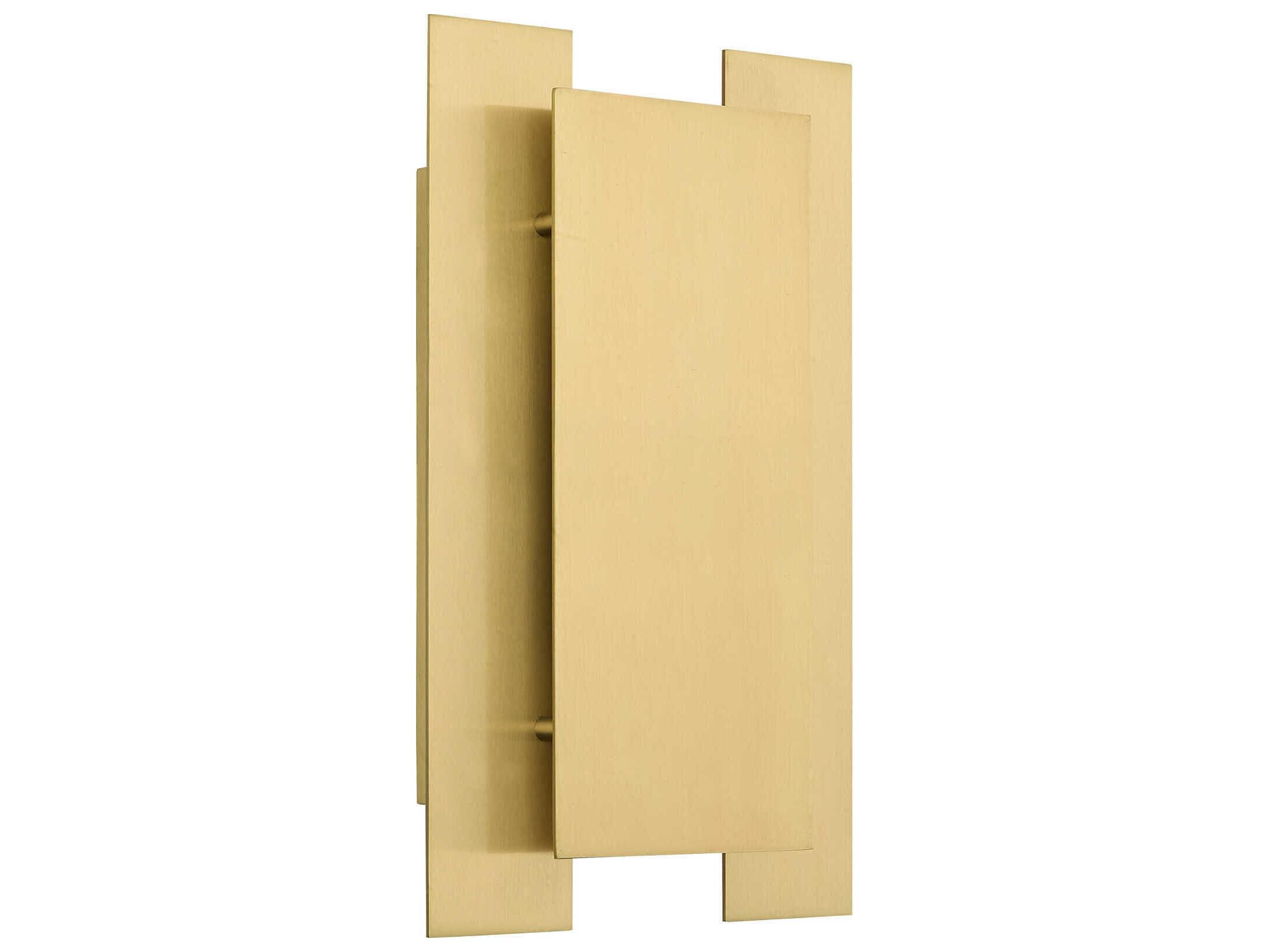 Livex Lighting Varick 2-Light Satin Brass Wall Sconce