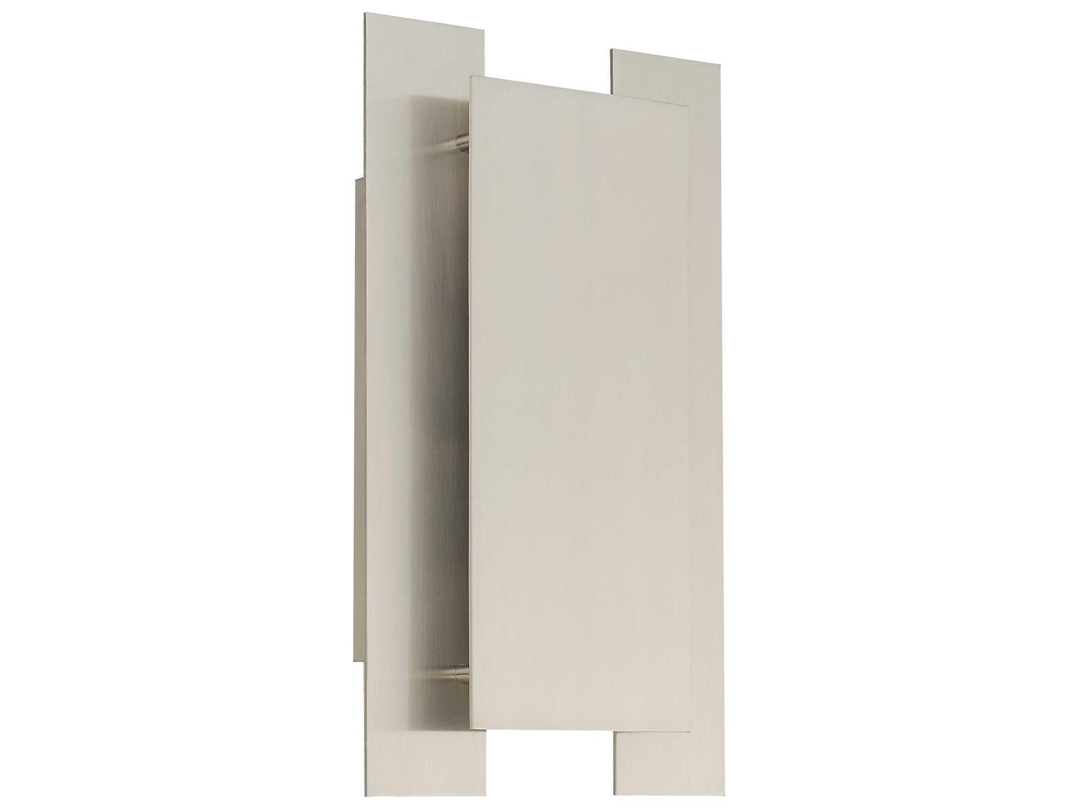 Livex Lighting Varick 2-Light Brushed Nickel Wall Sconce