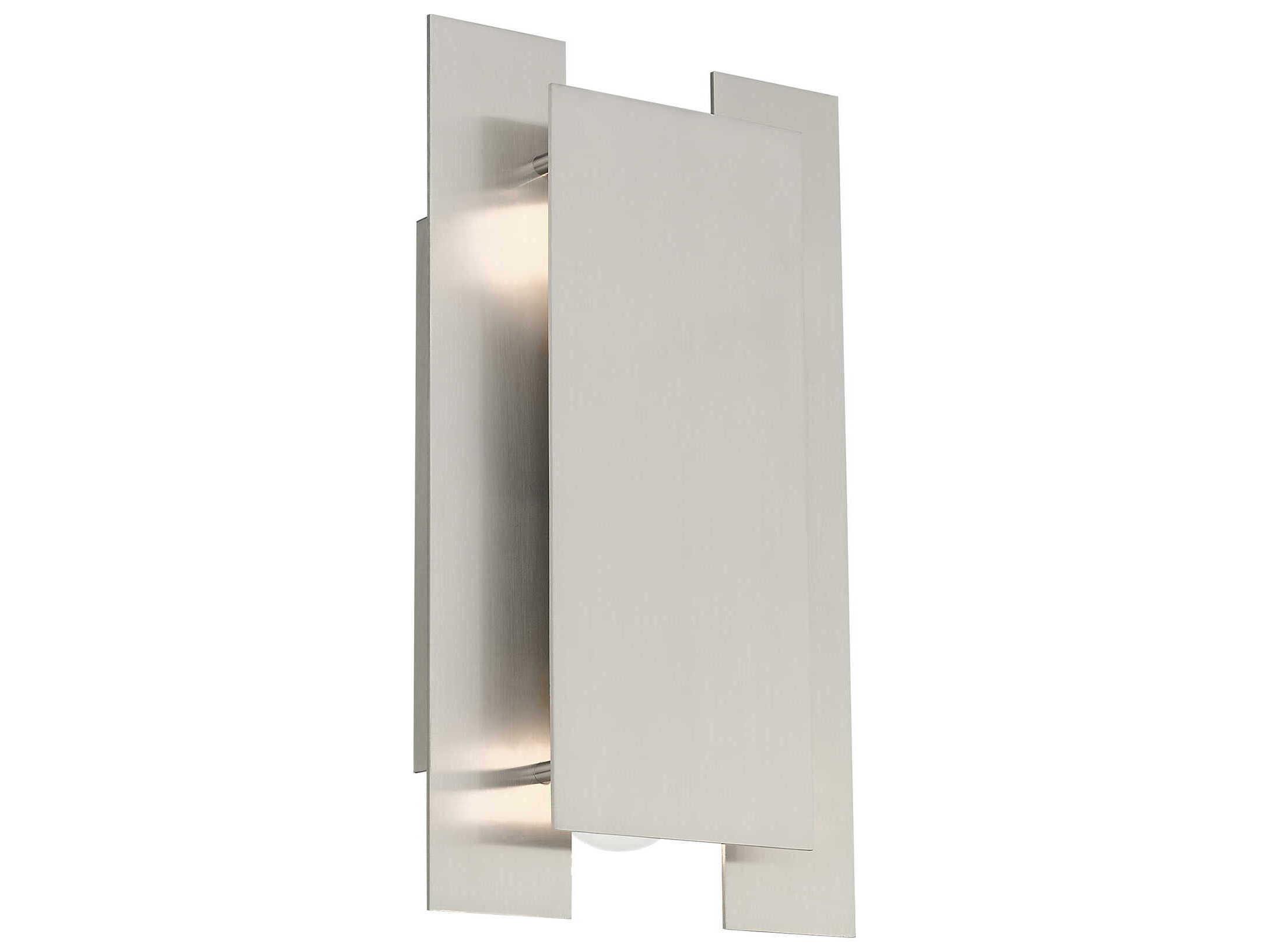 Livex Lighting Varick 2-Light Brushed Nickel Wall Sconce