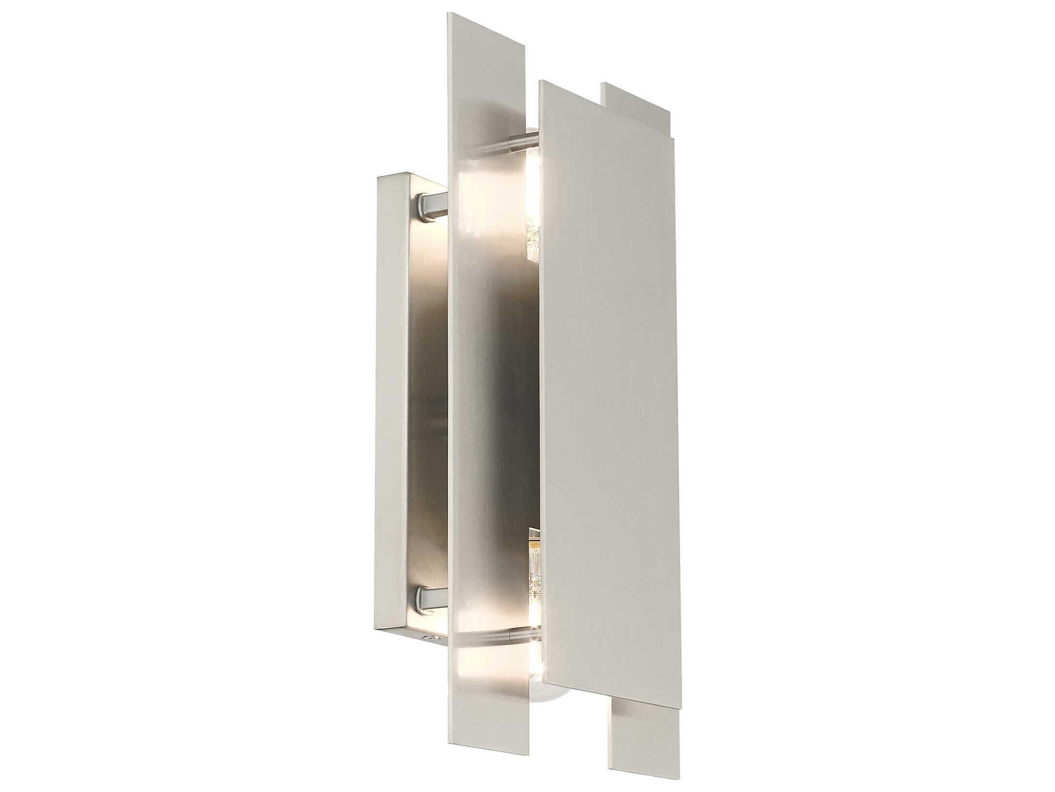 Livex Lighting Varick 2-Light Brushed Nickel Wall Sconce