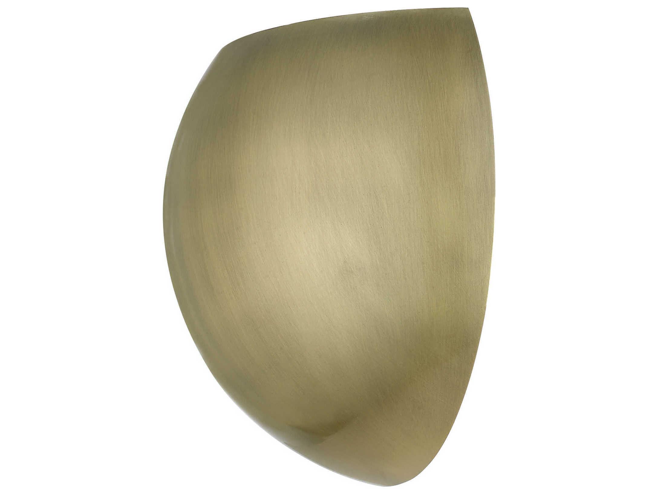 Livex Lighting Piedmont 1-Light Antique Brass Wall Sconce