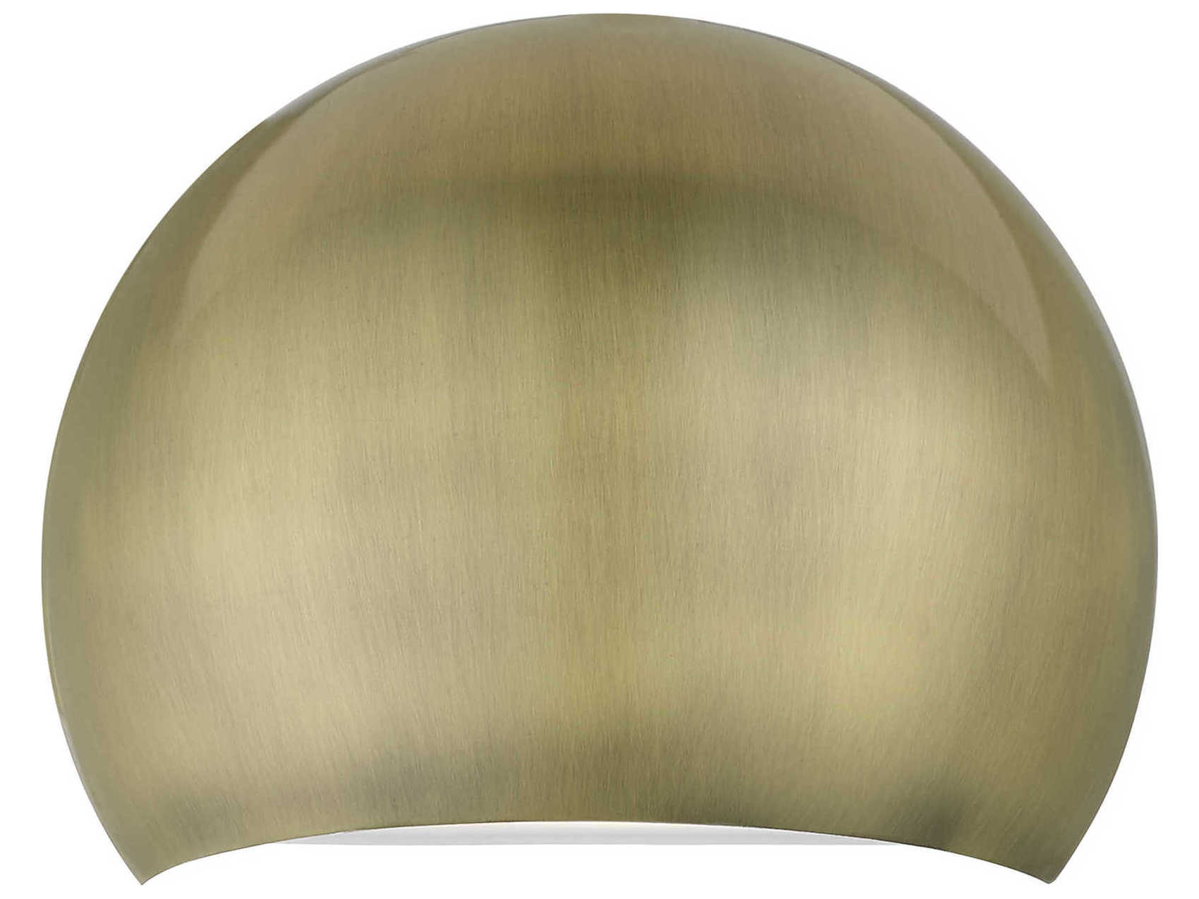 Livex Lighting Piedmont 1-Light Antique Brass Wall Sconce