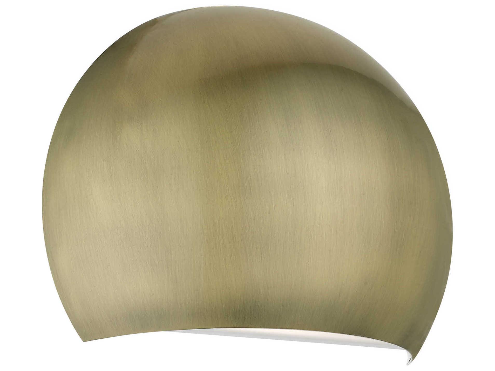 Livex Lighting Piedmont 1-Light Antique Brass Wall Sconce
