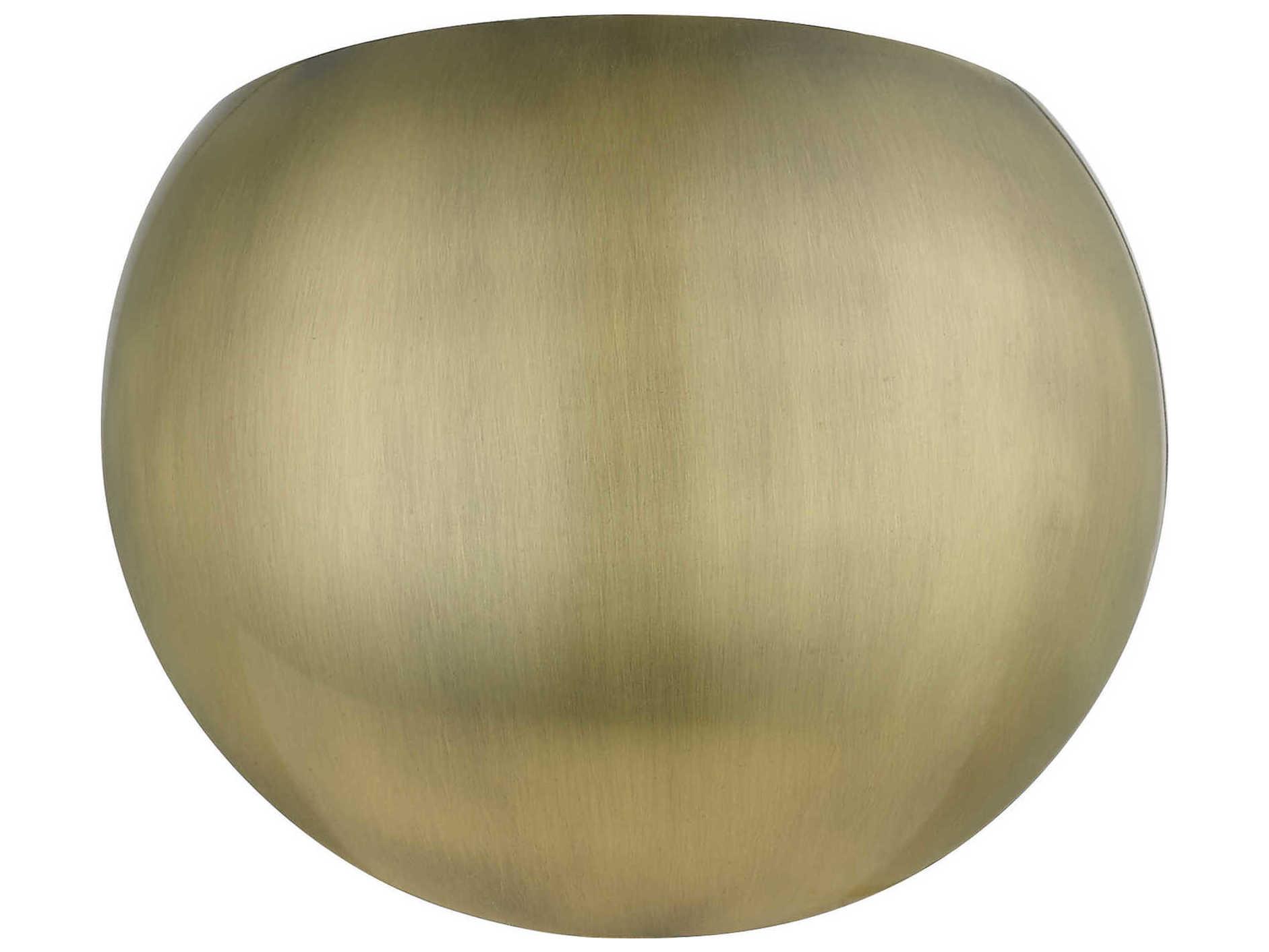 Livex Lighting Piedmont 1-Light Antique Brass Wall Sconce