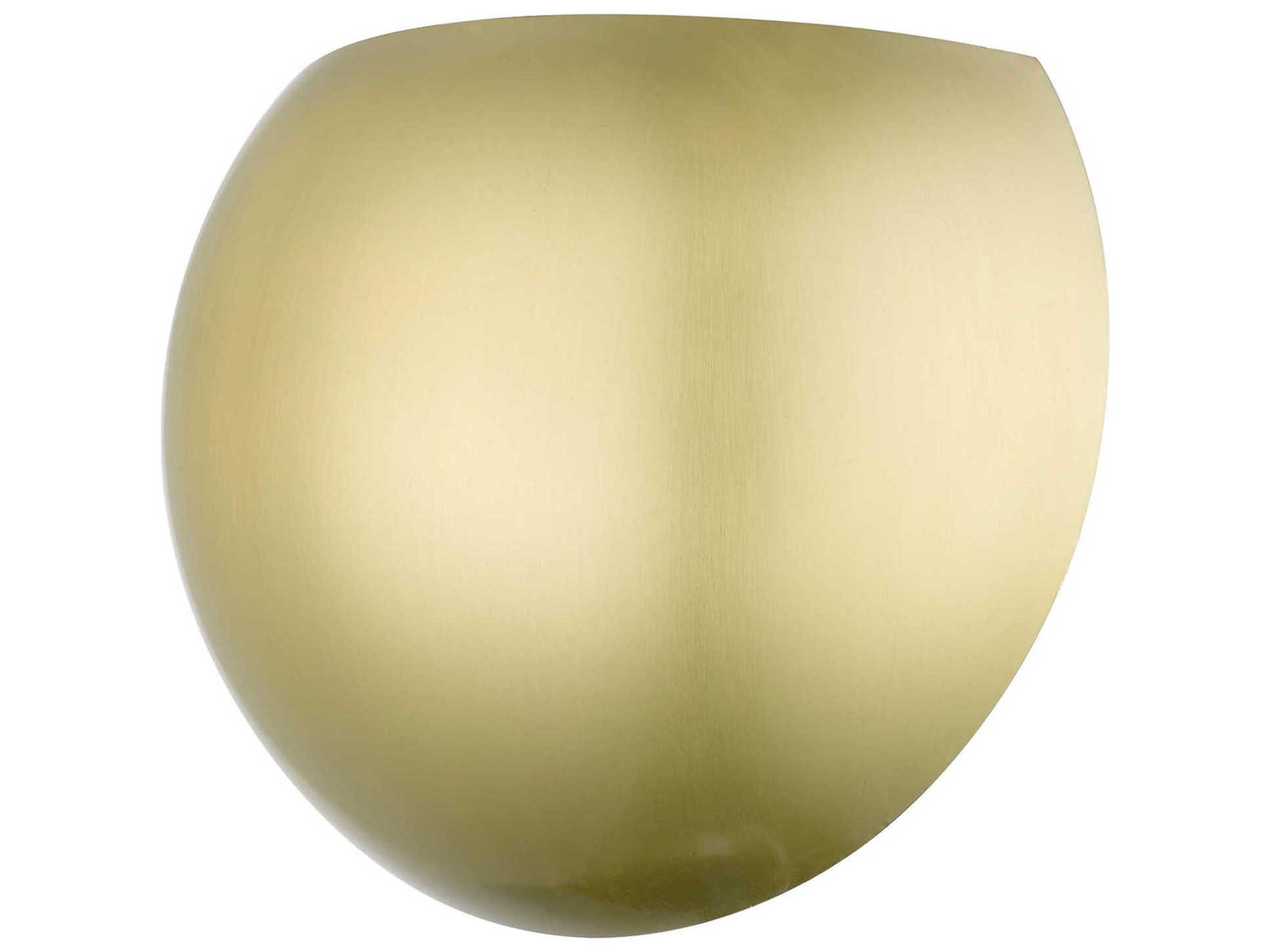 Livex Lighting Piedmont 1-Light Satin Brass Wall Sconce