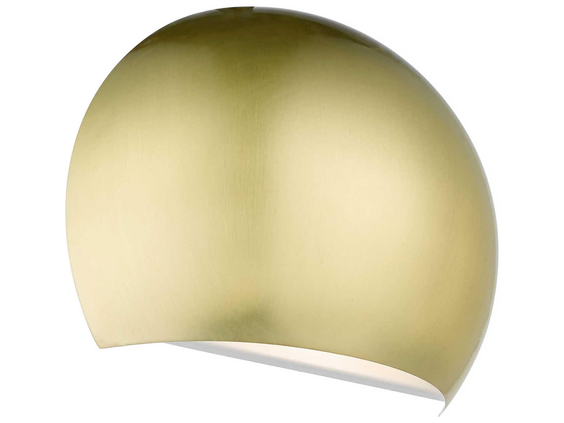 Livex Lighting Piedmont 1-Light Satin Brass Wall Sconce