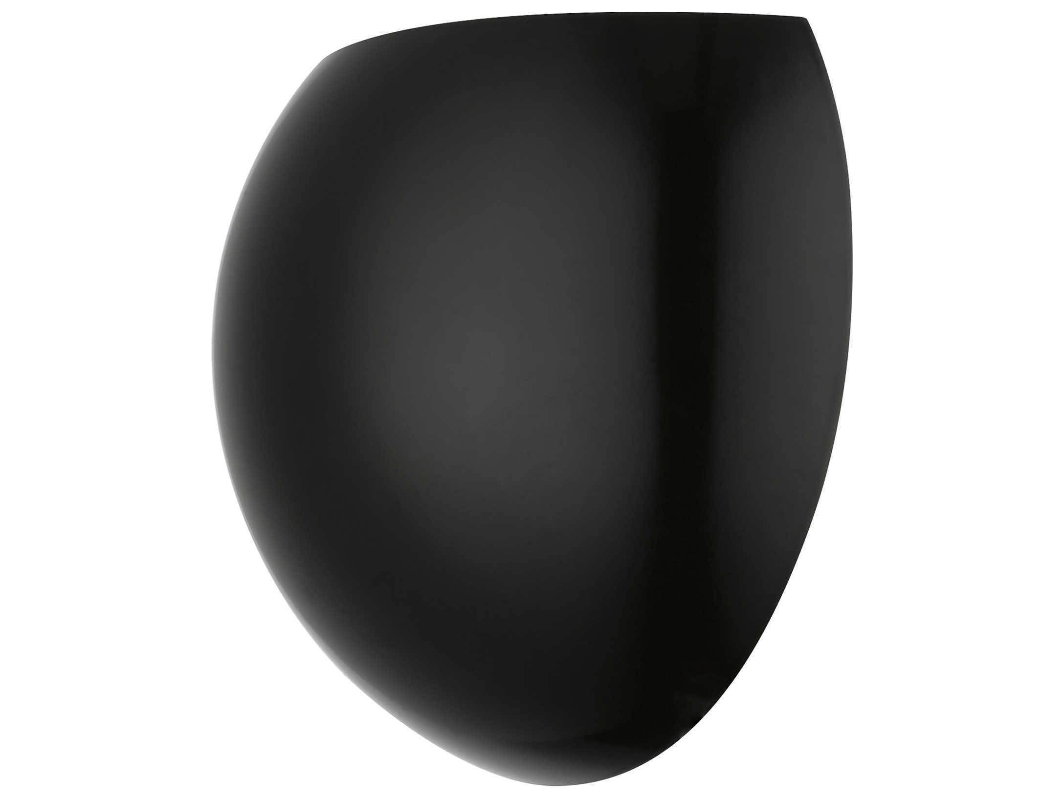 Livex Lighting Piedmont 1-Light Shiny Black White Wall Sconce
