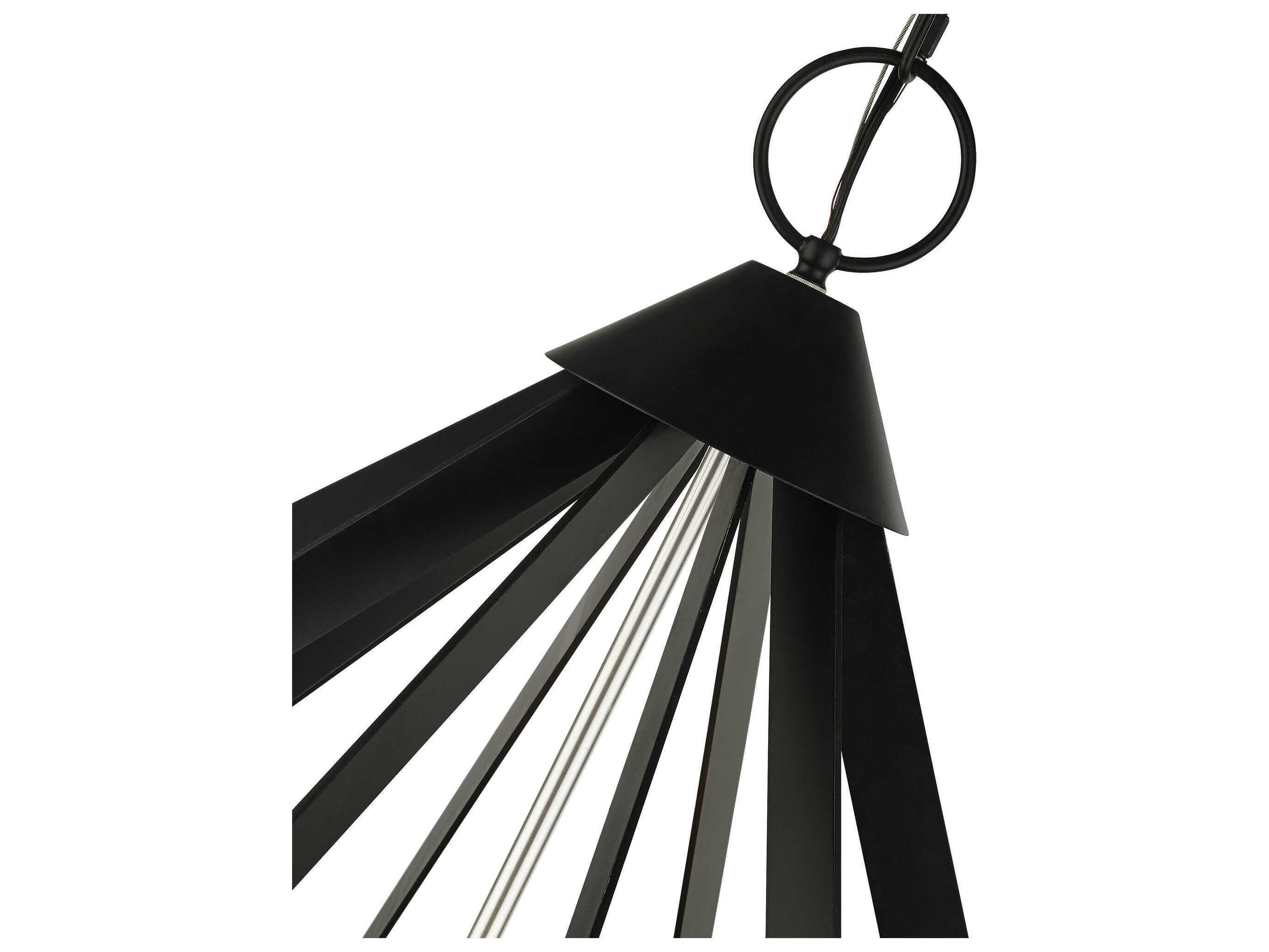 Livex Lighting Prism 15-Light Black Candelabra Chandelier